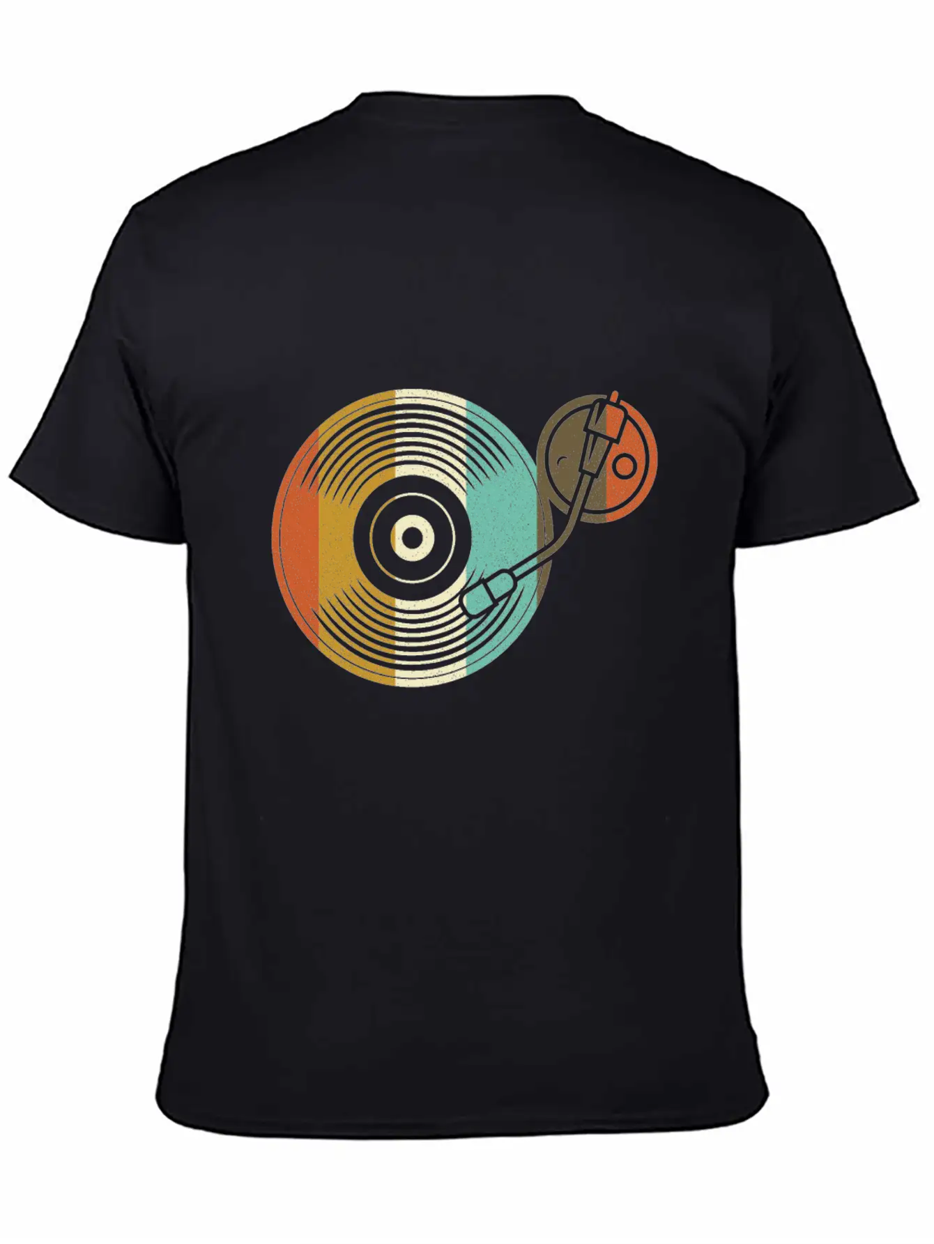 Vinyl Switch - Retro Turntable - DJ Vintage Classic Fit Graphic Tee For Daily Comfort – Unisex Cotton Shirt