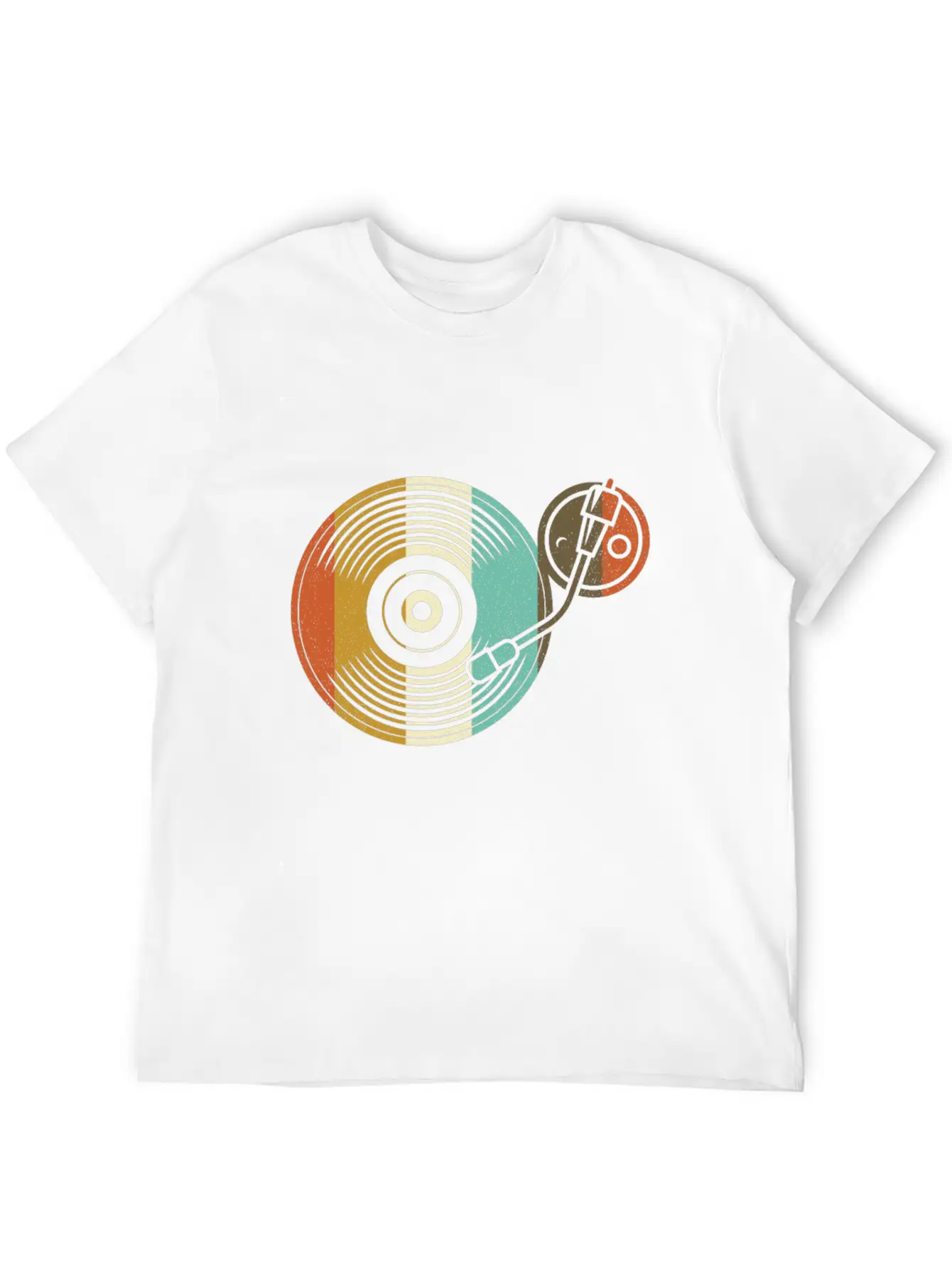 Vinyl Switch - Retro Turntable - DJ Vintage Classic Fit Graphic Tee For Daily Comfort – Unisex Cotton Shirt