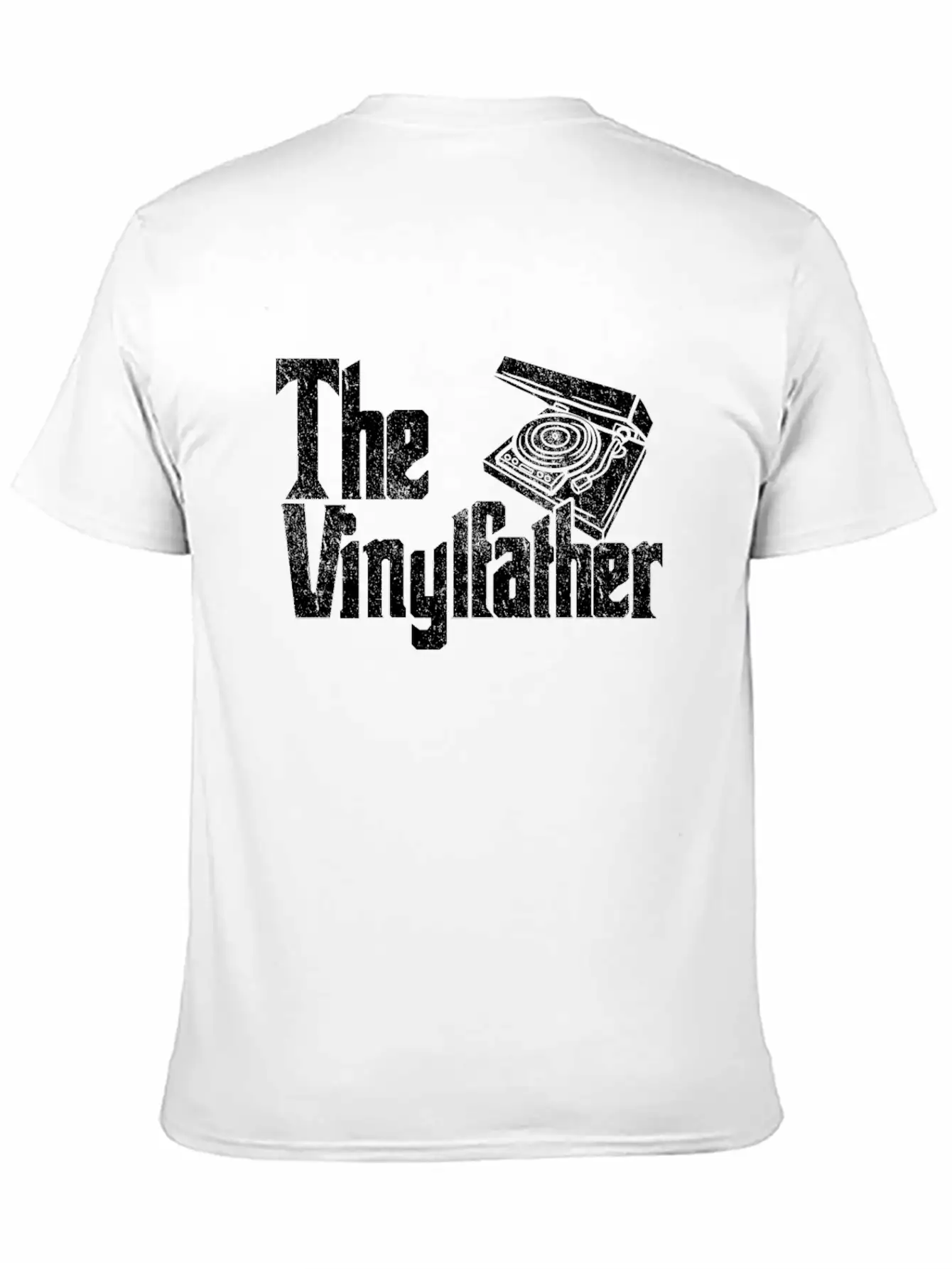Vinyl The Vinylfather Father Retro Record Music Comfortable Minimalist Graphic Tee – Summer Style Essential