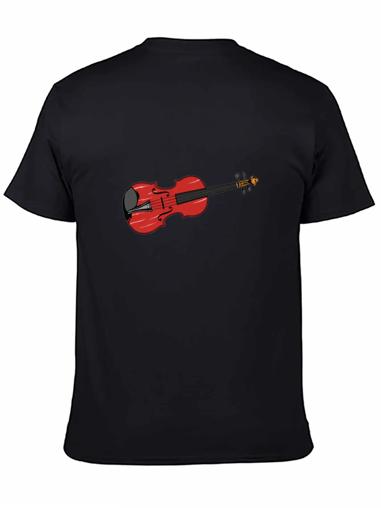Violin And Violin Are The Same Lightweight Cotton T-Shirt – Daily Comfort Graphic Shirt