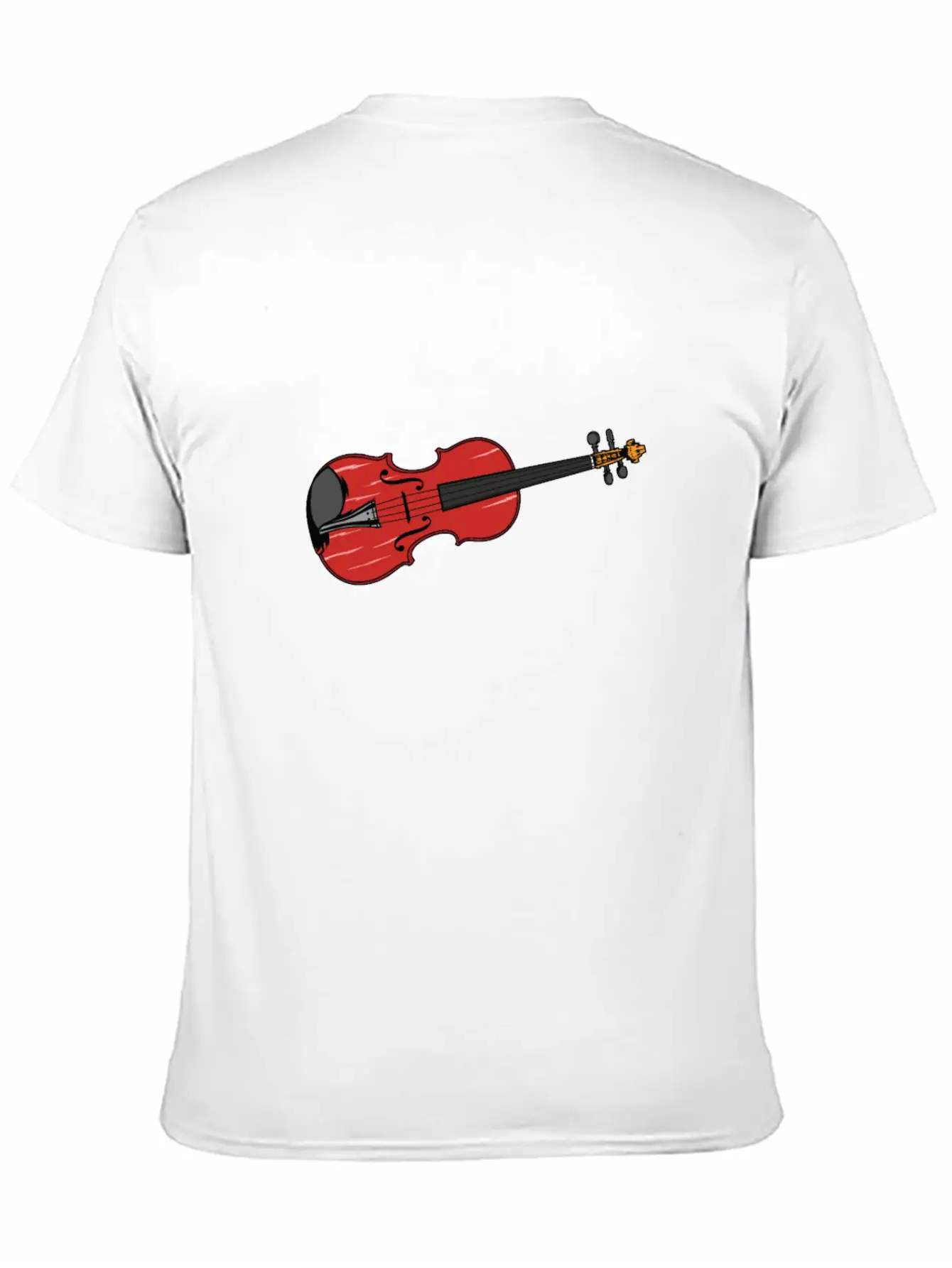 Violin And Violin Are The Same Lightweight Cotton T-Shirt – Daily Comfort Graphic Shirt