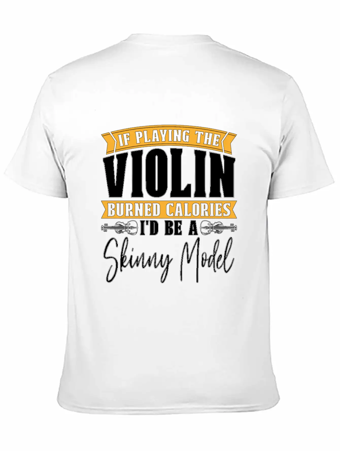 Violin If Playing The Violin Music Note Violinist Comfortable Minimalist Graphic Tee – Summer Style Essential