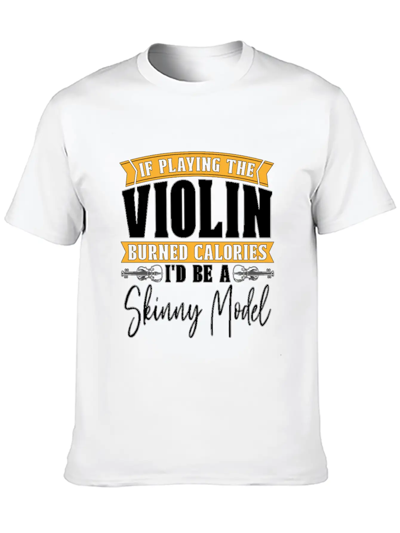 Violin If Playing The Violin Music Note Violinist Comfortable Minimalist Graphic Tee – Summer Style Essential