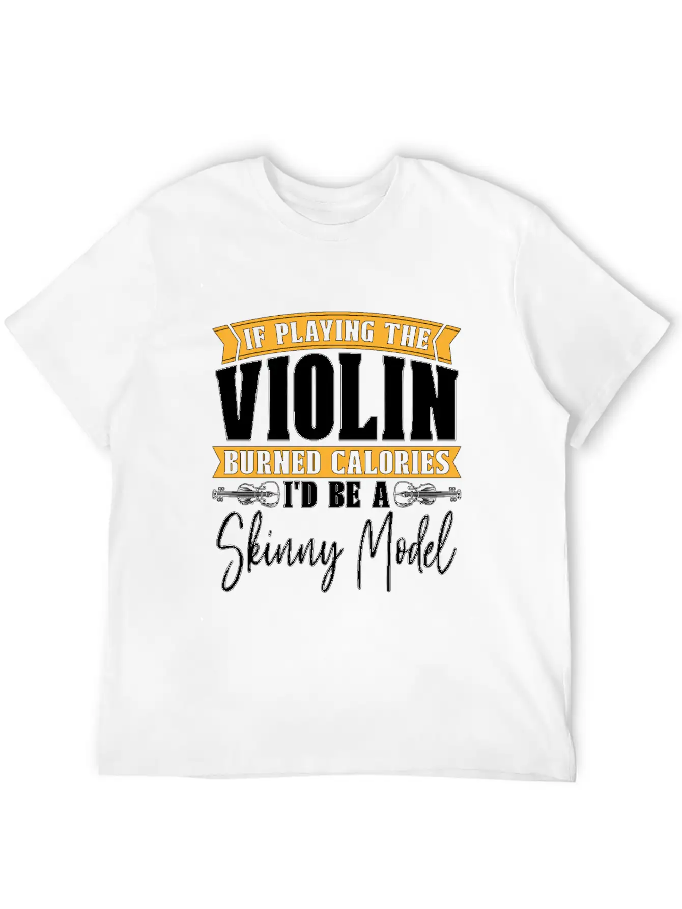 Violin If Playing The Violin Music Note Violinist Comfortable Minimalist Graphic Tee – Summer Style Essential