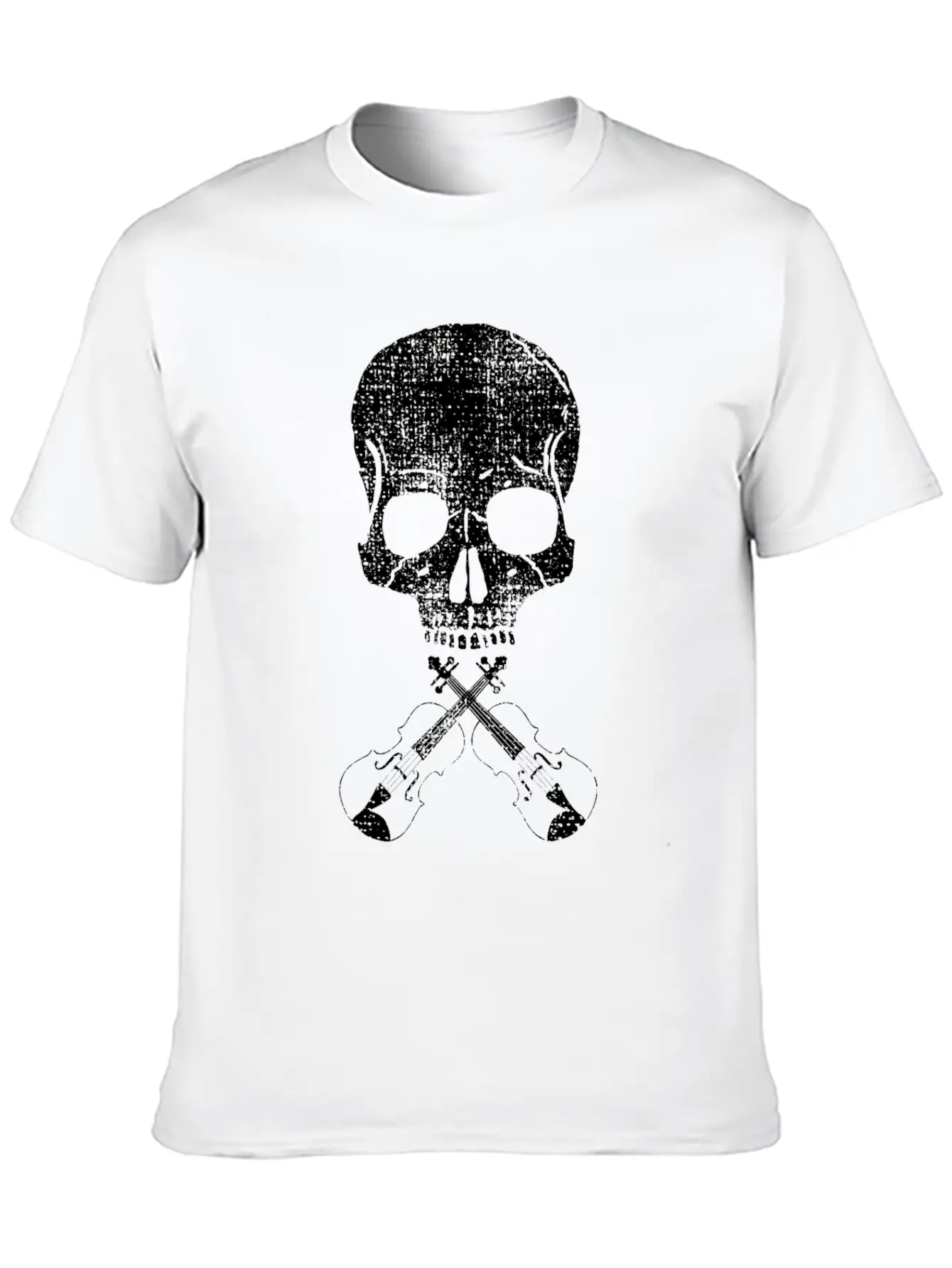 Violin Instrument Metal Basic Graphic T-Shirt – Daily Comfort In Soft Cotton