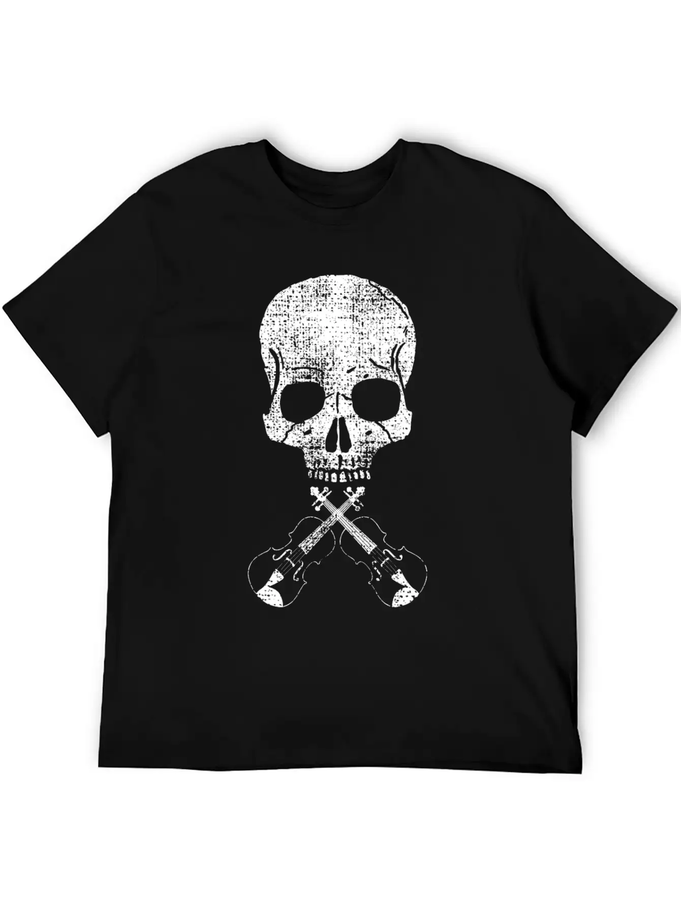 Violin Instrument Metal Basic Graphic T-Shirt – Daily Comfort In Soft Cotton