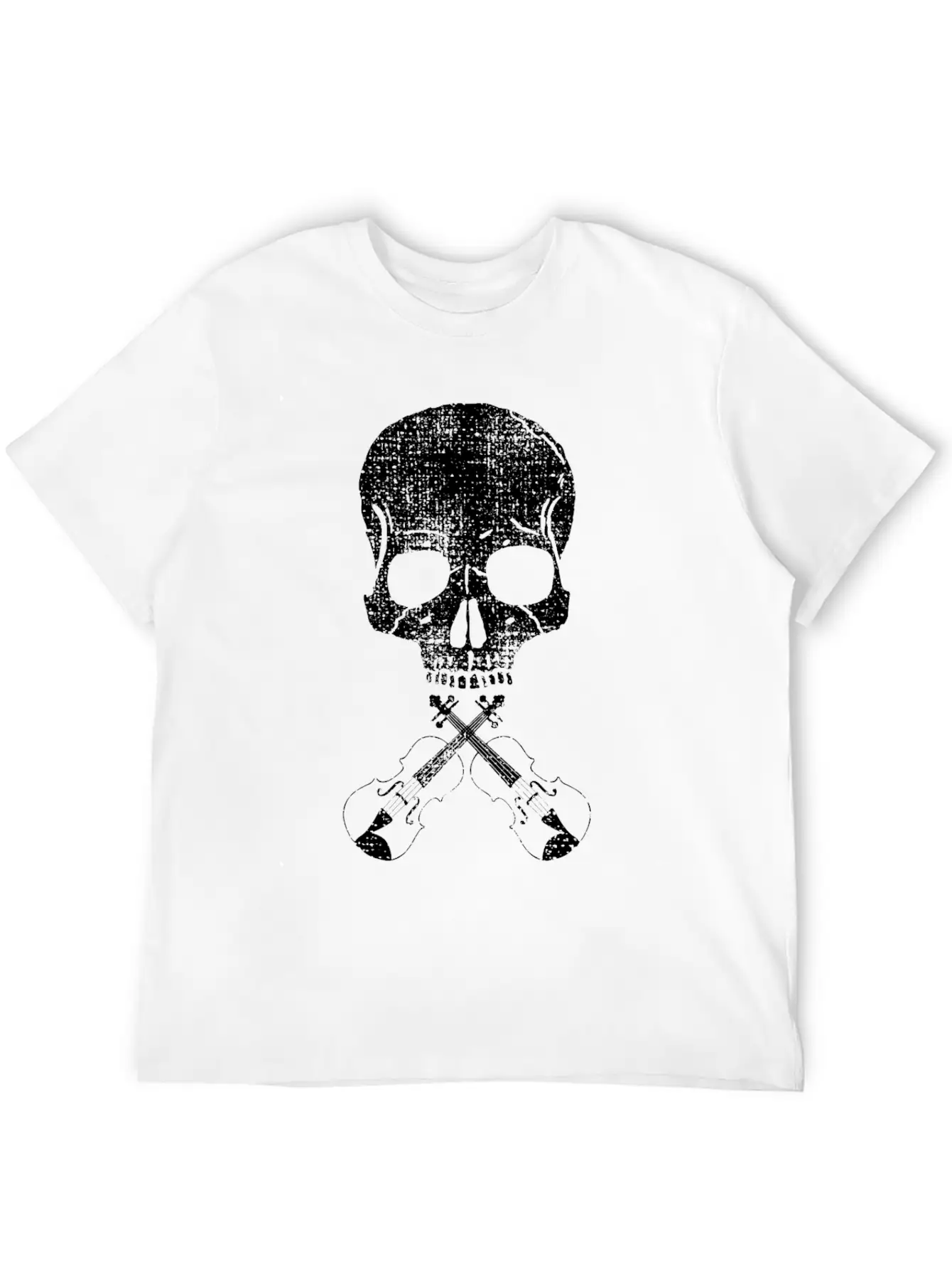 Violin Instrument Metal Basic Graphic T-Shirt – Daily Comfort In Soft Cotton