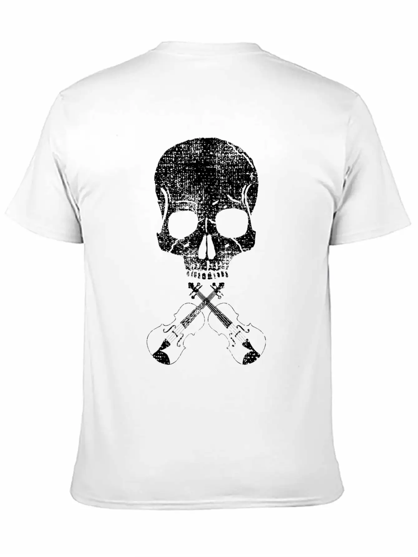 Violin Instrument Metal Basic Graphic T-Shirt – Daily Comfort In Soft Cotton