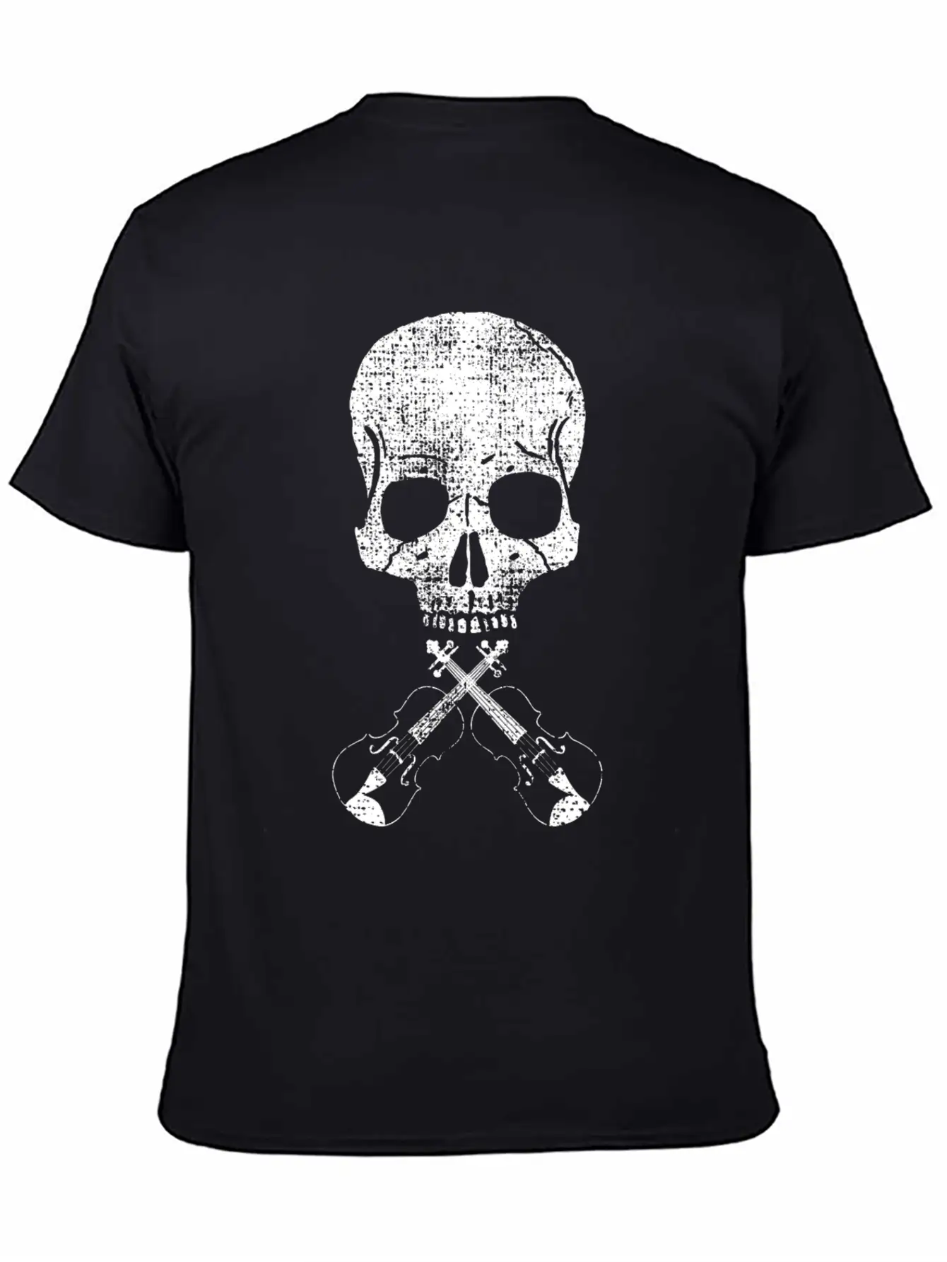 Violin Instrument Metal Basic Graphic T-Shirt – Daily Comfort In Soft Cotton