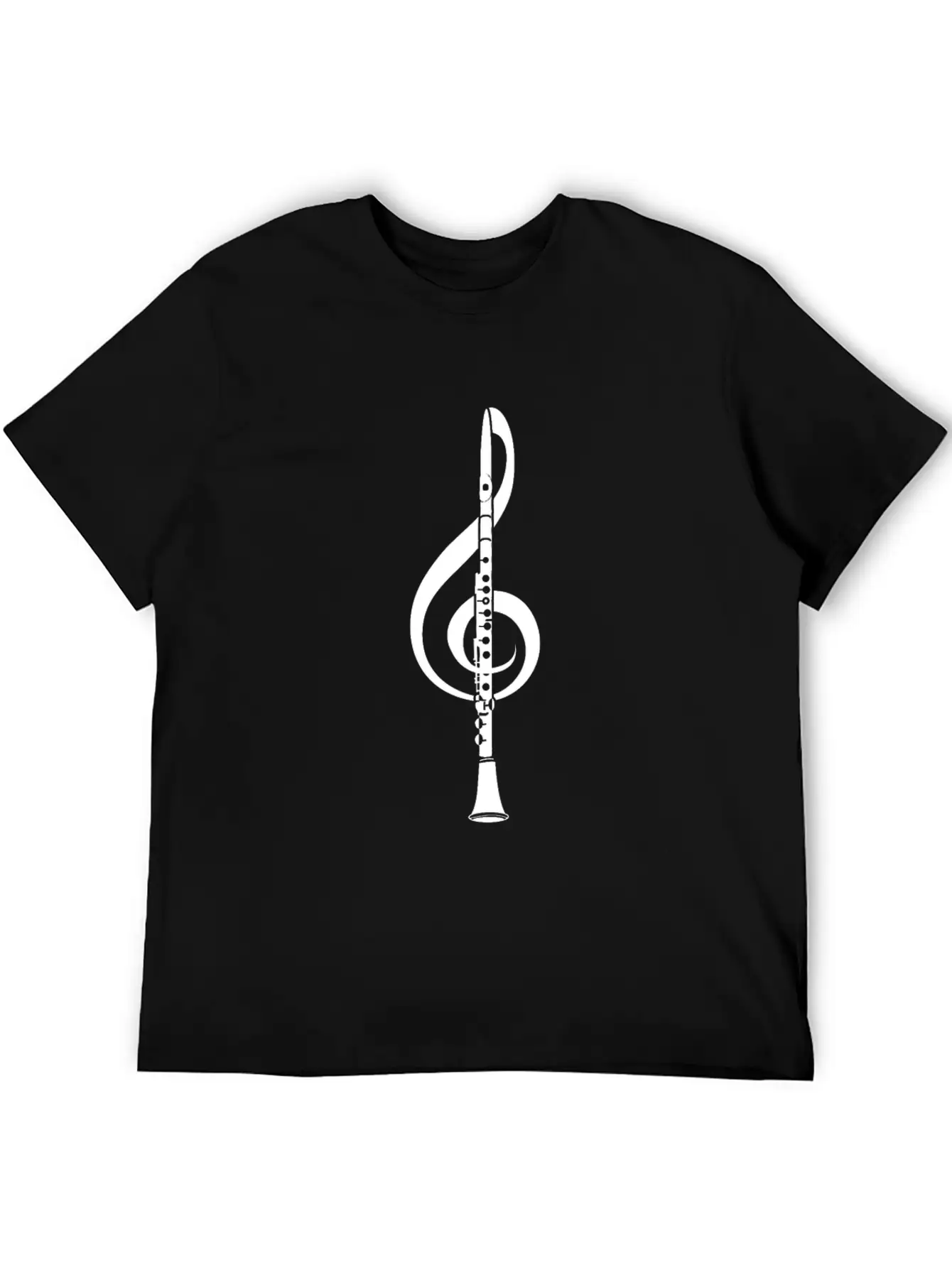 Violin Key Flutist And Musician Gift Basic Graphic T-Shirt – Daily Comfort In Soft Cotton