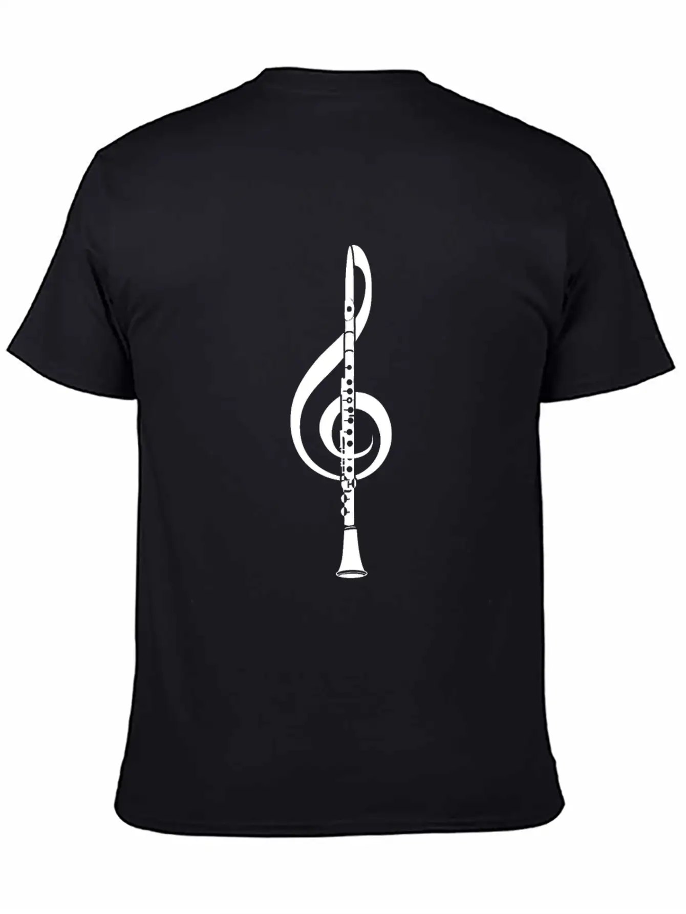 Violin Key Flutist And Musician Gift Basic Graphic T-Shirt – Daily Comfort In Soft Cotton