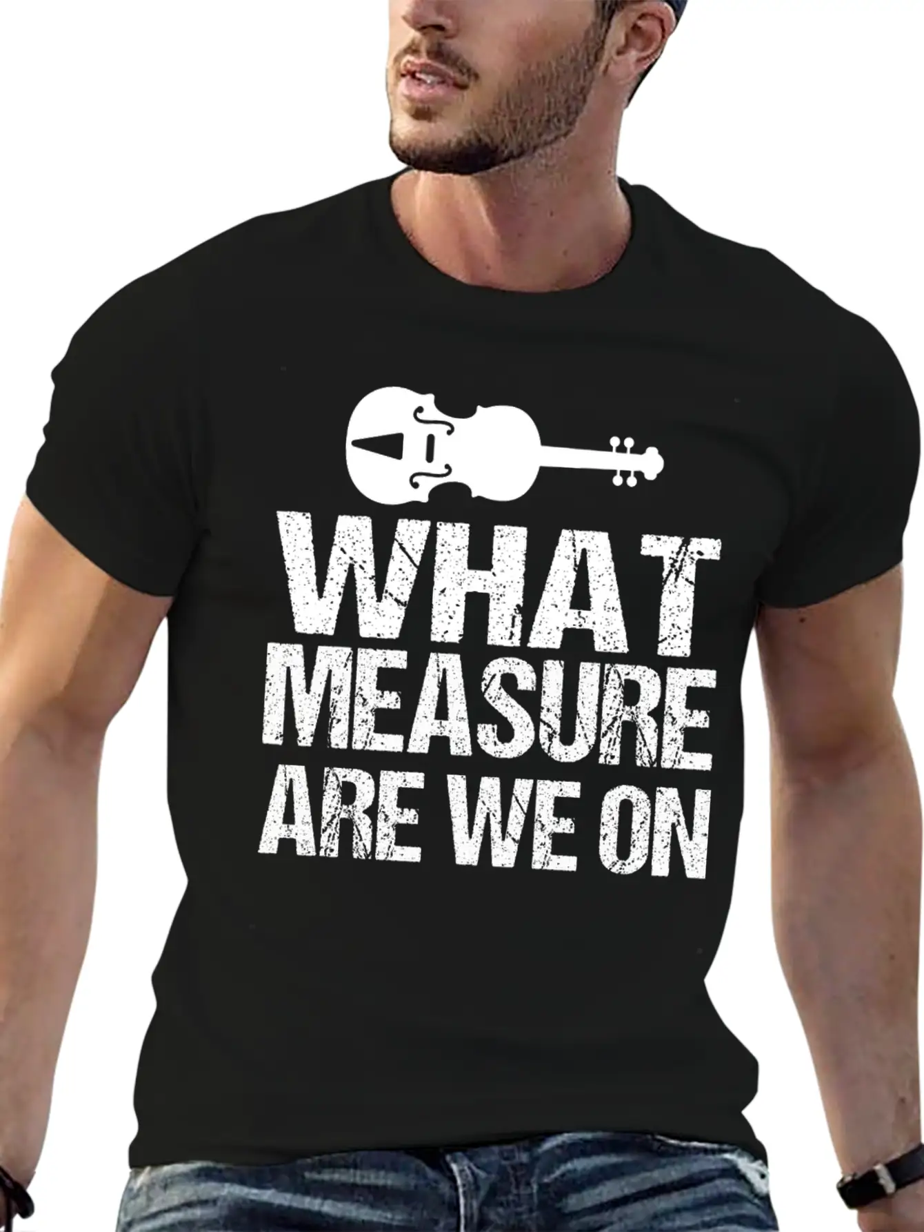 Violin Music Musician Music Player Violins Modern Fit Casual T-Shirt – Clean And Versatile Design