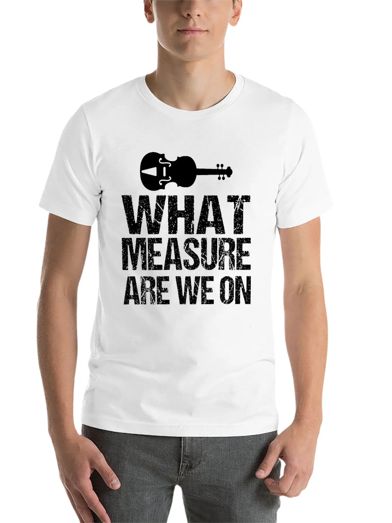 Violin Music Musician Music Player Violins Modern Fit Casual T-Shirt – Clean And Versatile Design
