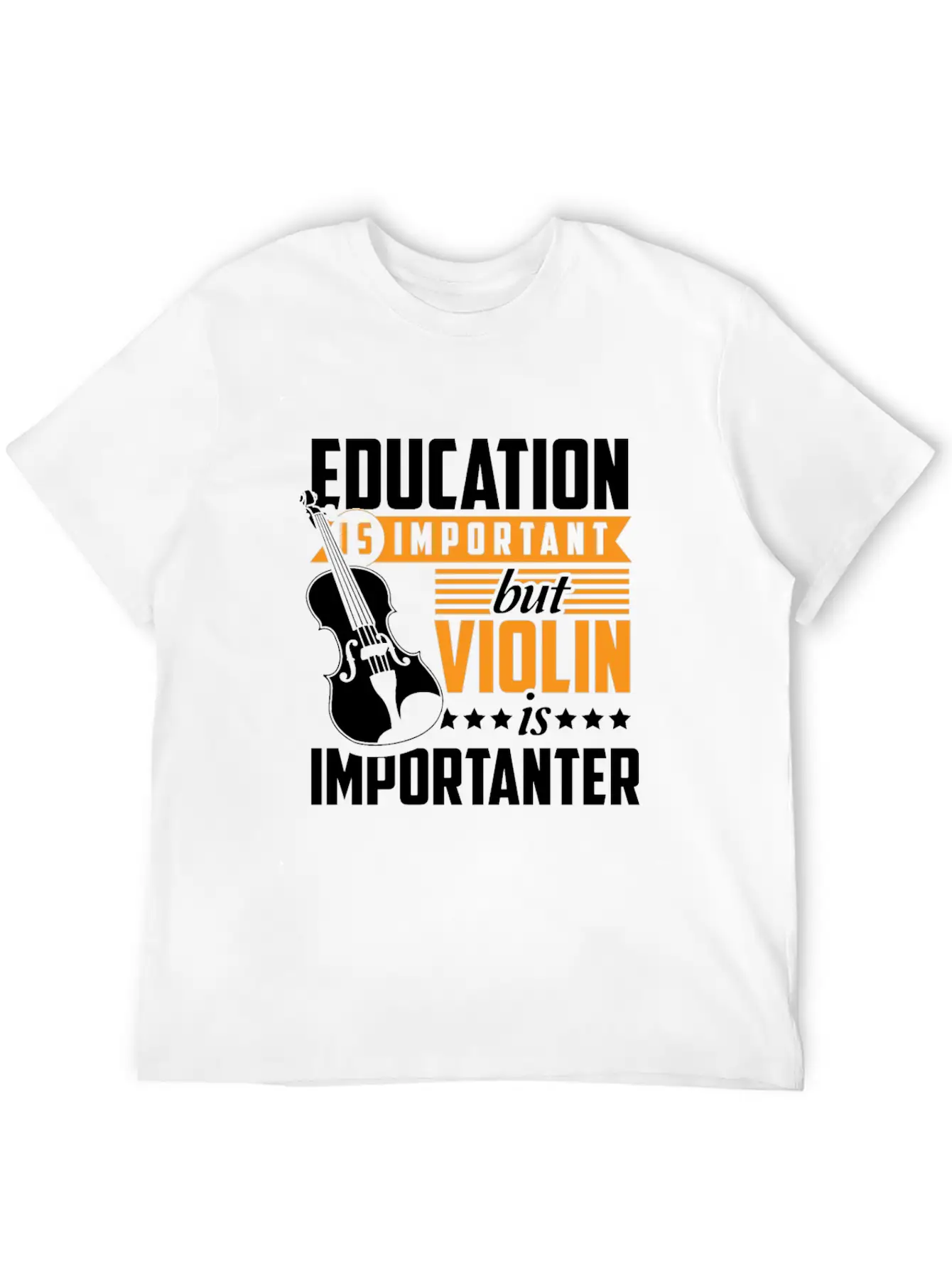 Violin Musical Instrument Violinist Classical Gift Lightweight Cotton T-Shirt – Daily Comfort Graphic Shirt