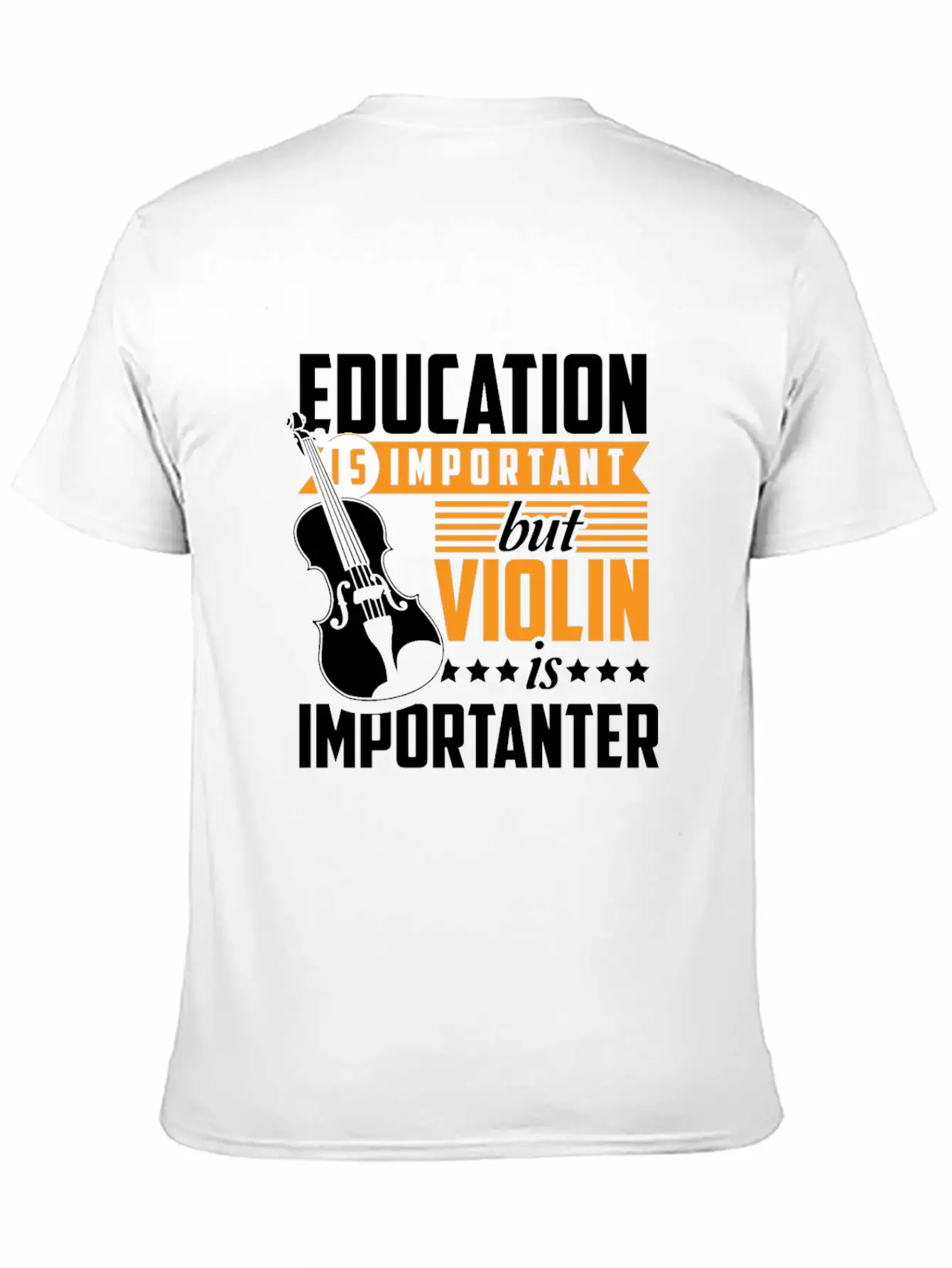 Violin Musical Instrument Violinist Classical Gift Lightweight Cotton T-Shirt – Daily Comfort Graphic Shirt