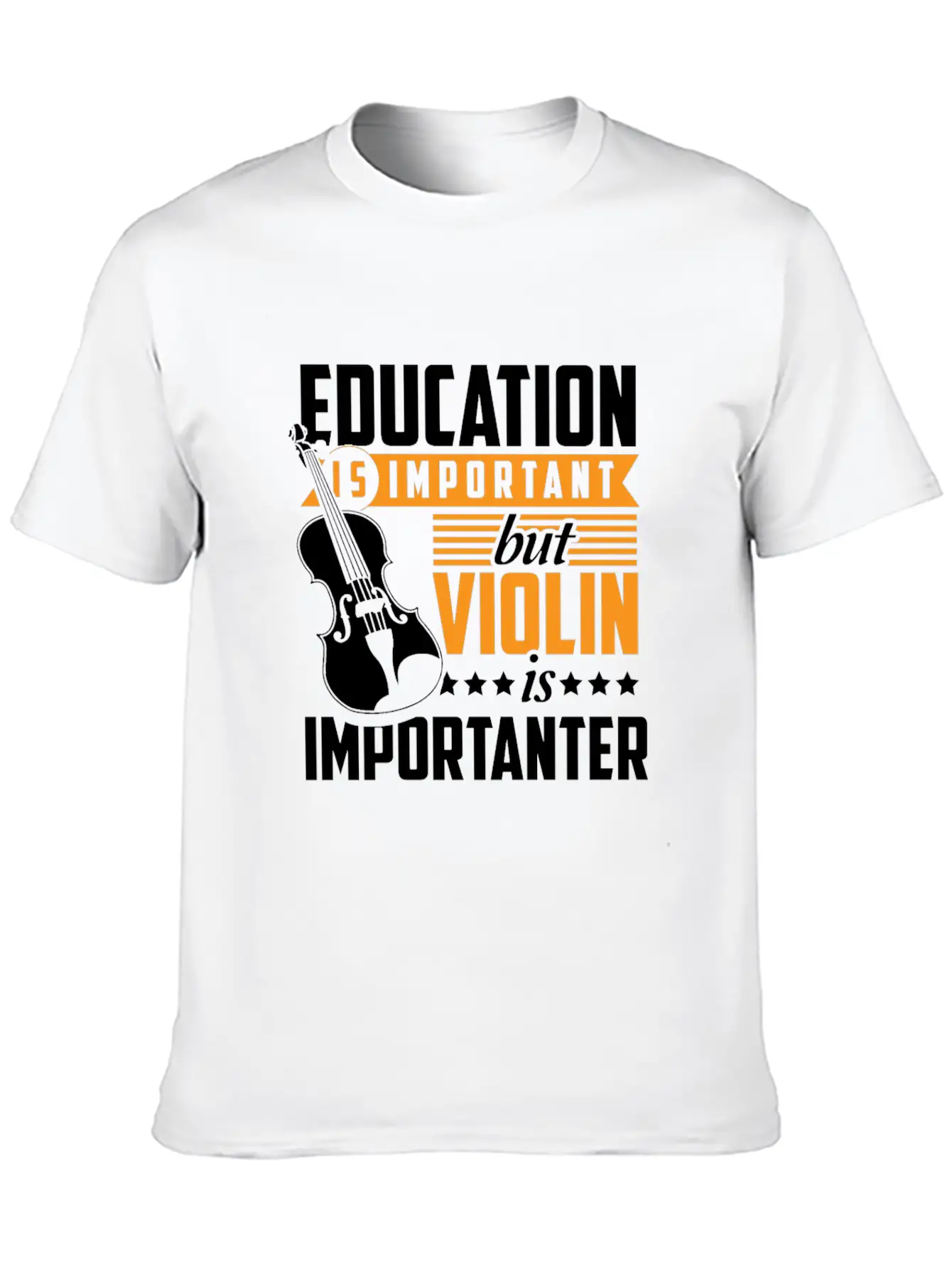Violin Musical Instrument Violinist Classical Gift Lightweight Cotton T-Shirt – Daily Comfort Graphic Shirt