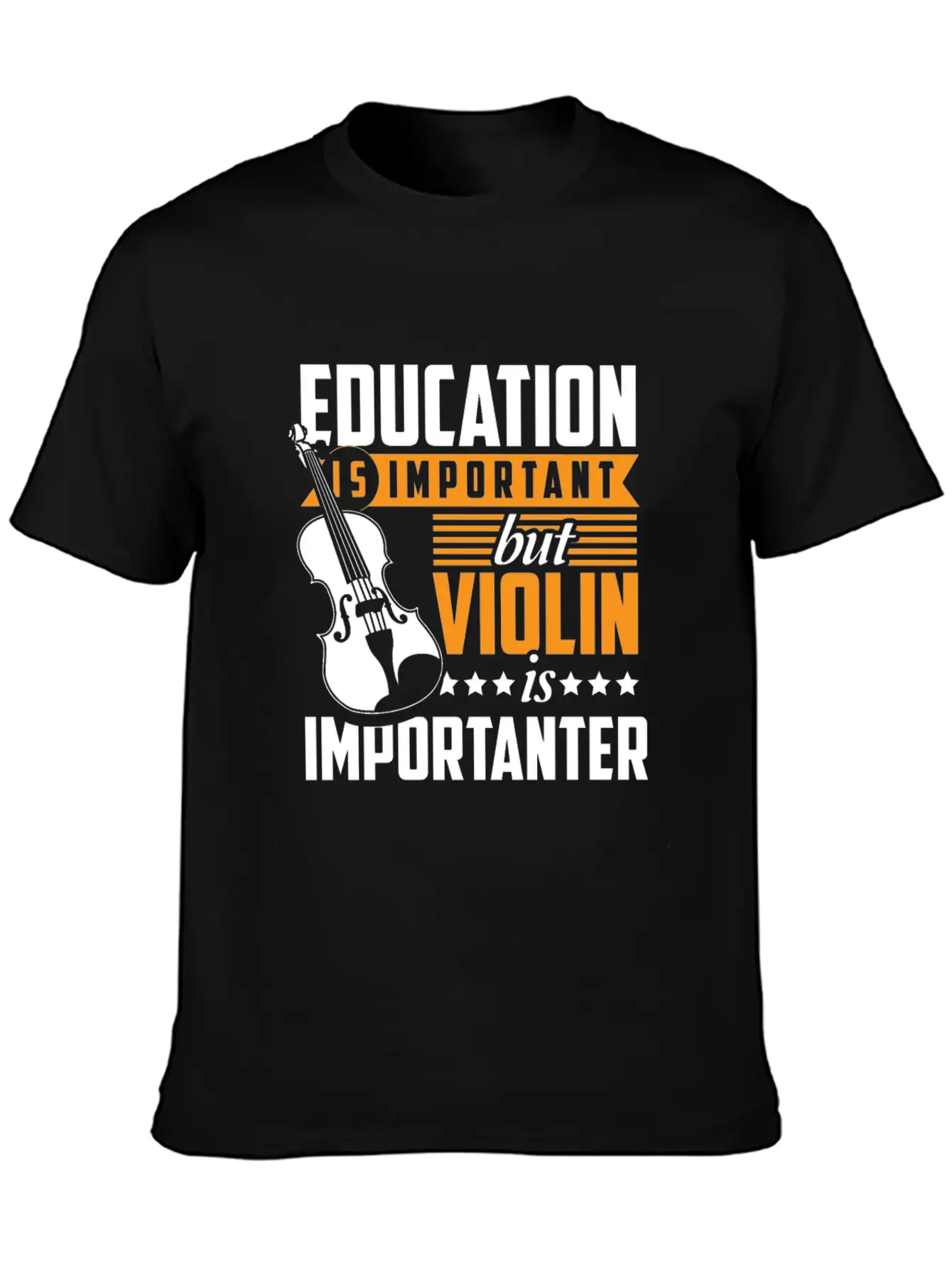 Violin Musical Instrument Violinist Classical Gift Lightweight Cotton T-Shirt – Daily Comfort Graphic Shirt