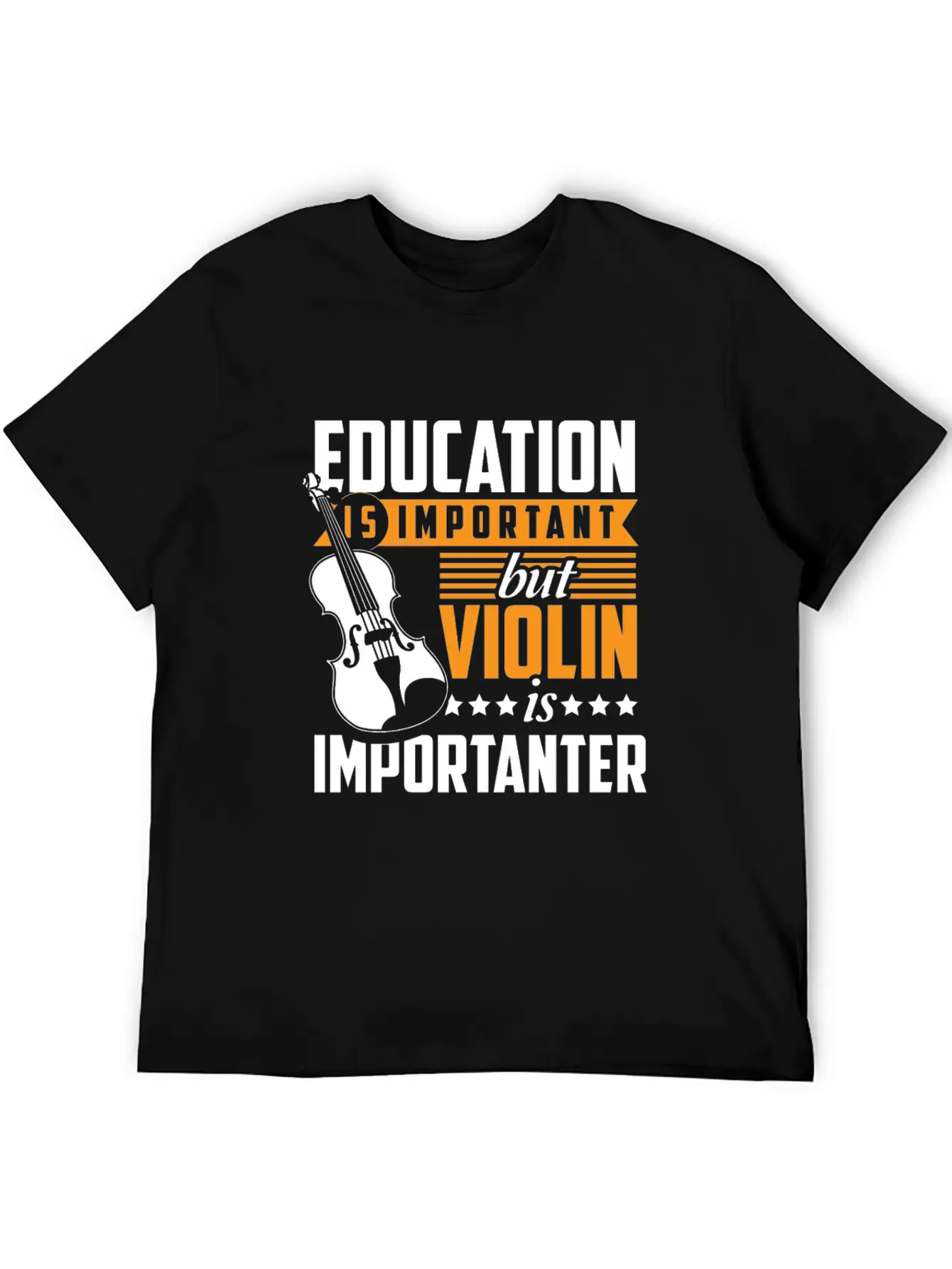 Violin Musical Instrument Violinist Classical Gift Lightweight Cotton T-Shirt – Daily Comfort Graphic Shirt