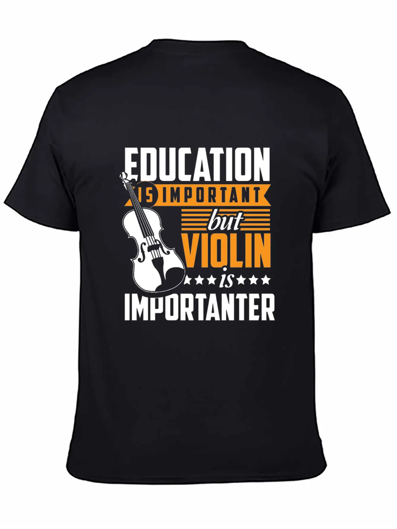 Violin Musical Instrument Violinist Classical Gift Lightweight Cotton T-Shirt – Daily Comfort Graphic Shirt