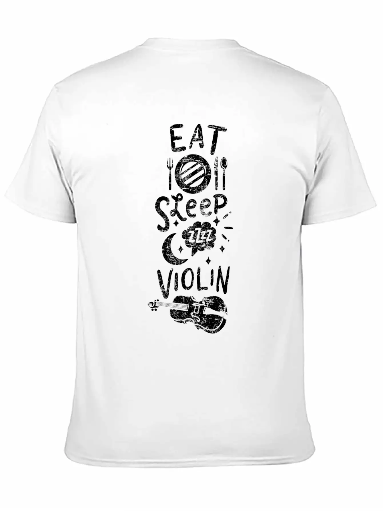 Violin Player Stylish Everyday T-Shirt – Unisex Basic Cotton Tee