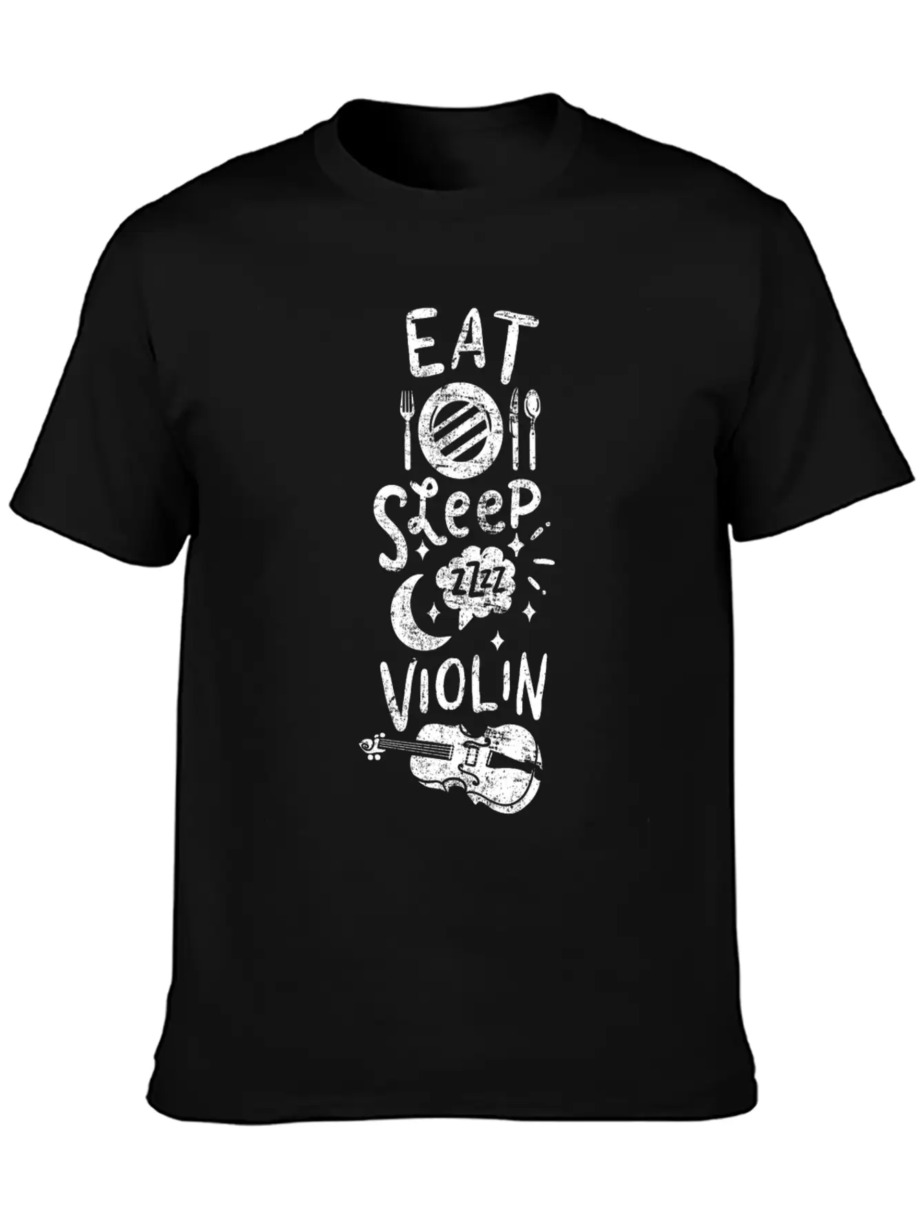 Violin Player Stylish Everyday T-Shirt – Unisex Basic Cotton Tee