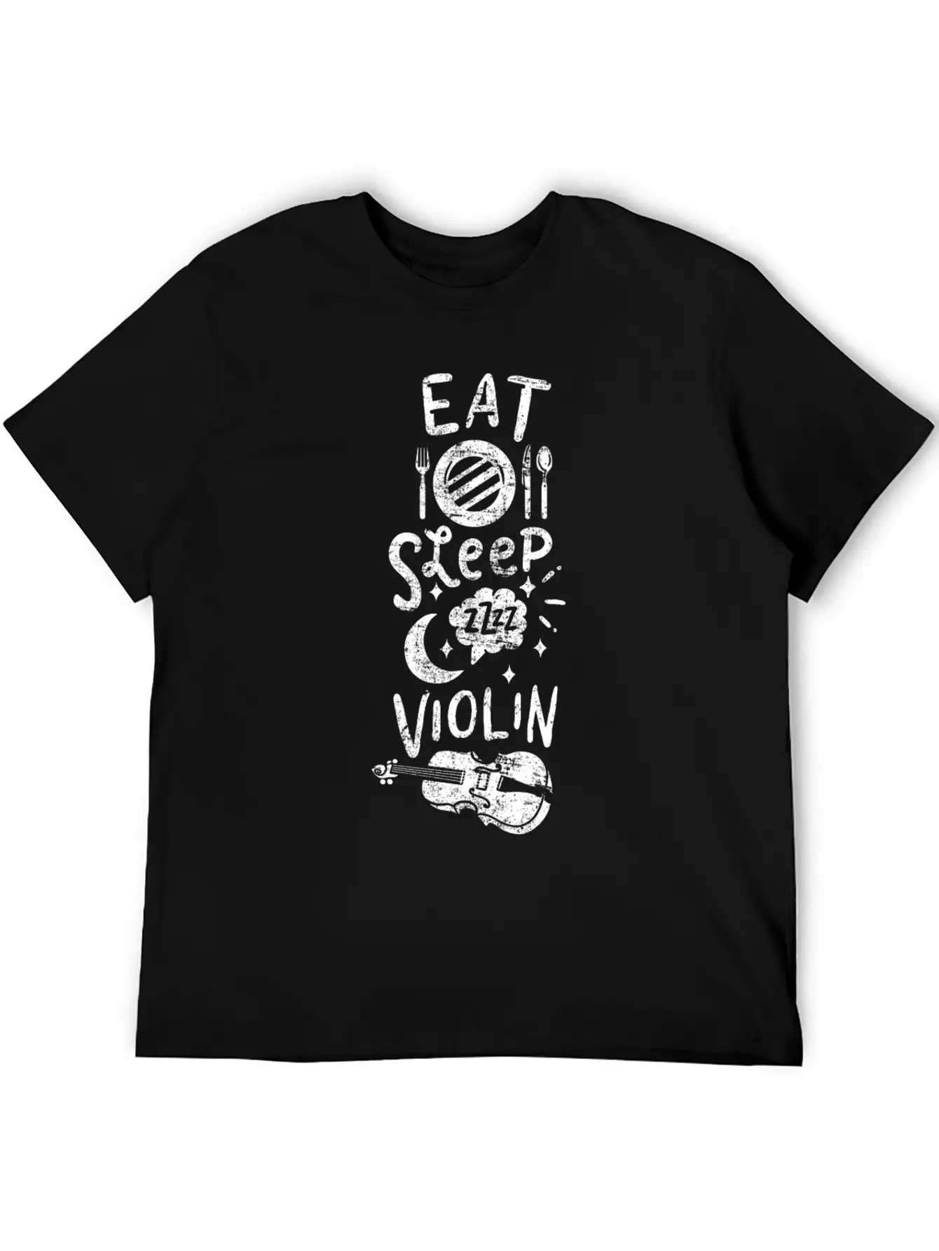 Violin Player Stylish Everyday T-Shirt – Unisex Basic Cotton Tee