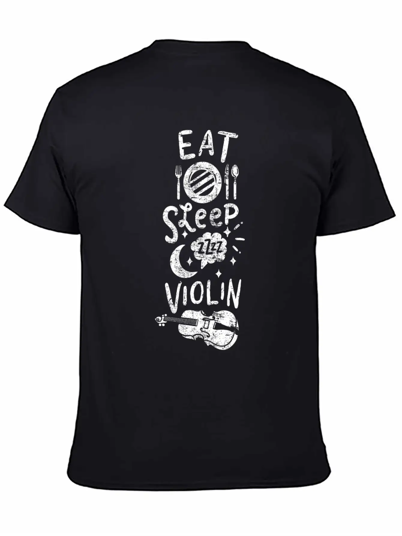 Violin Player Stylish Everyday T-Shirt – Unisex Basic Cotton Tee