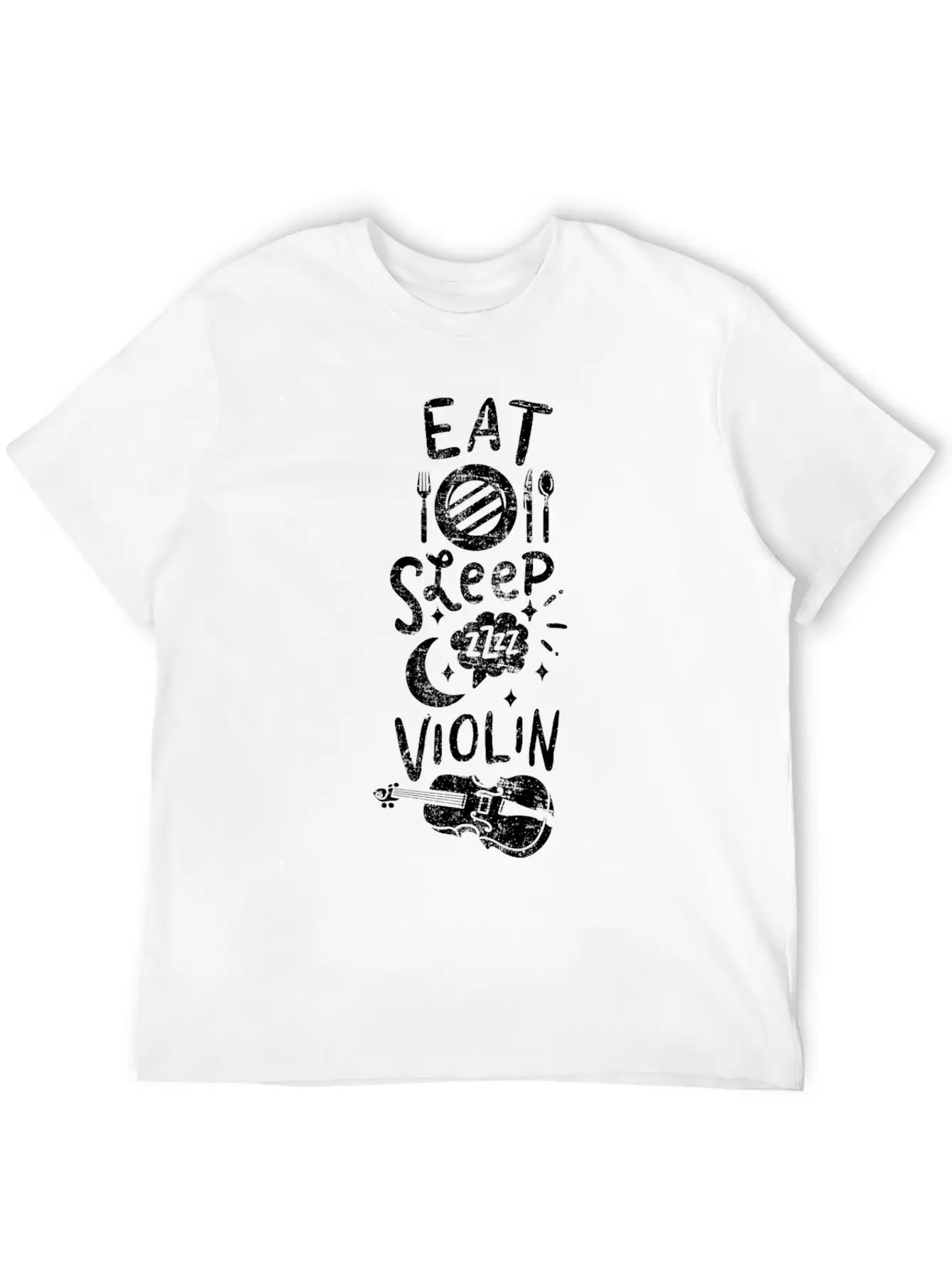 Violin Player Stylish Everyday T-Shirt – Unisex Basic Cotton Tee