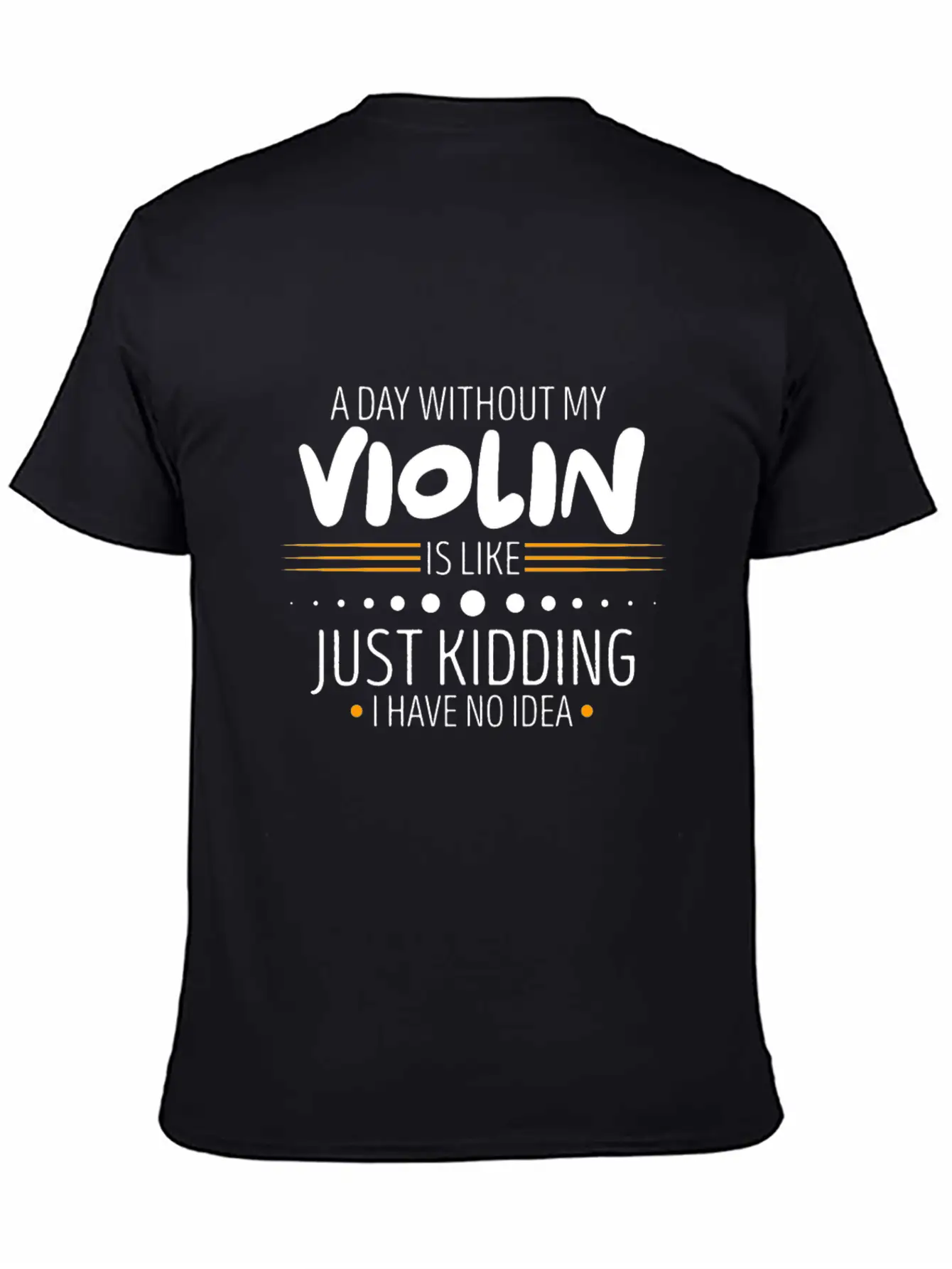 Violin Unisex Casual T-Shirt – Clean Design For Daily Comfort
