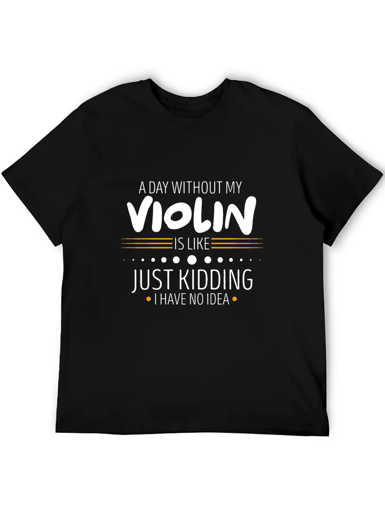 Violin Unisex Casual T-Shirt – Clean Design For Daily Comfort