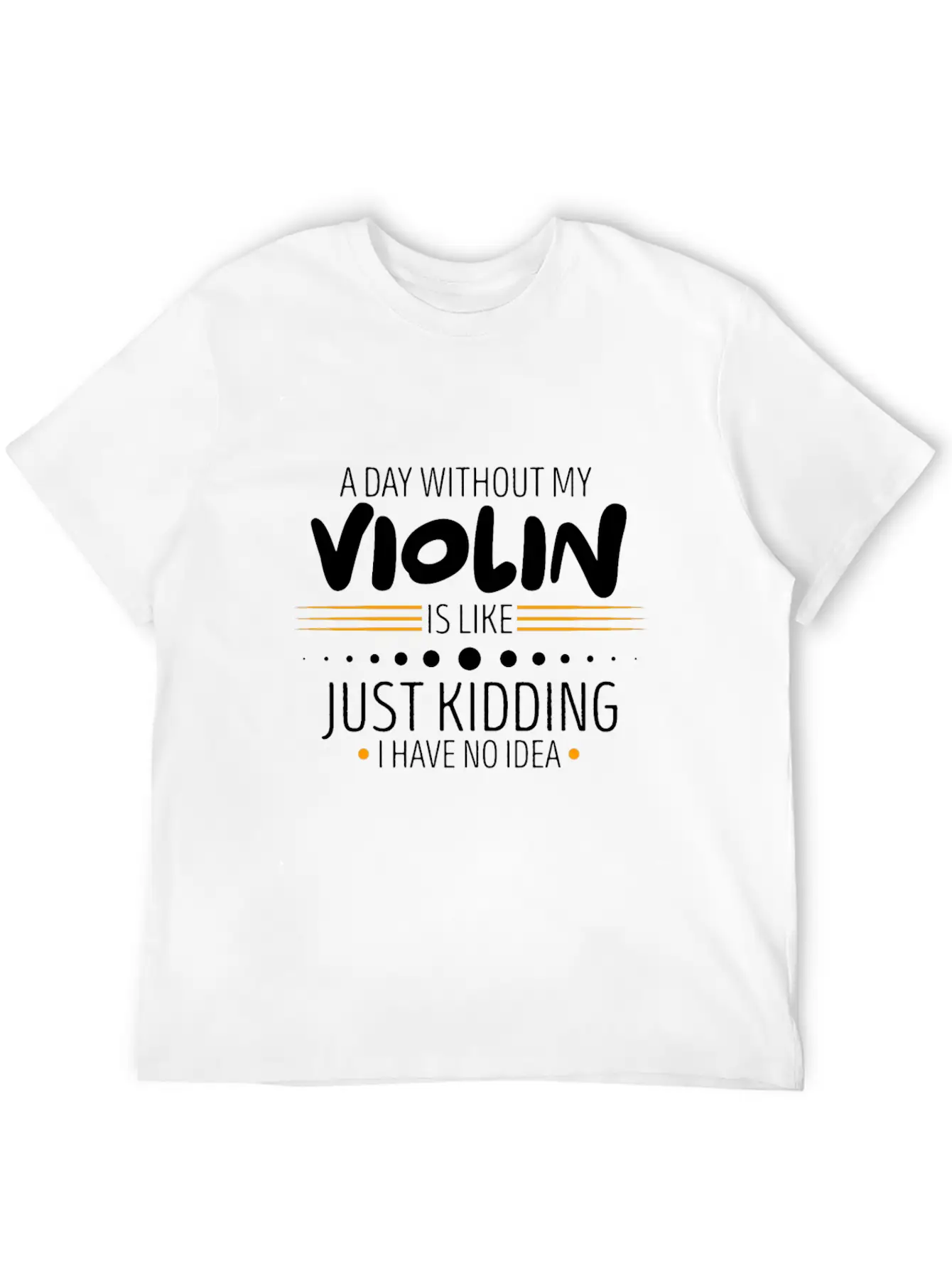 Violin Unisex Casual T-Shirt – Clean Design For Daily Comfort