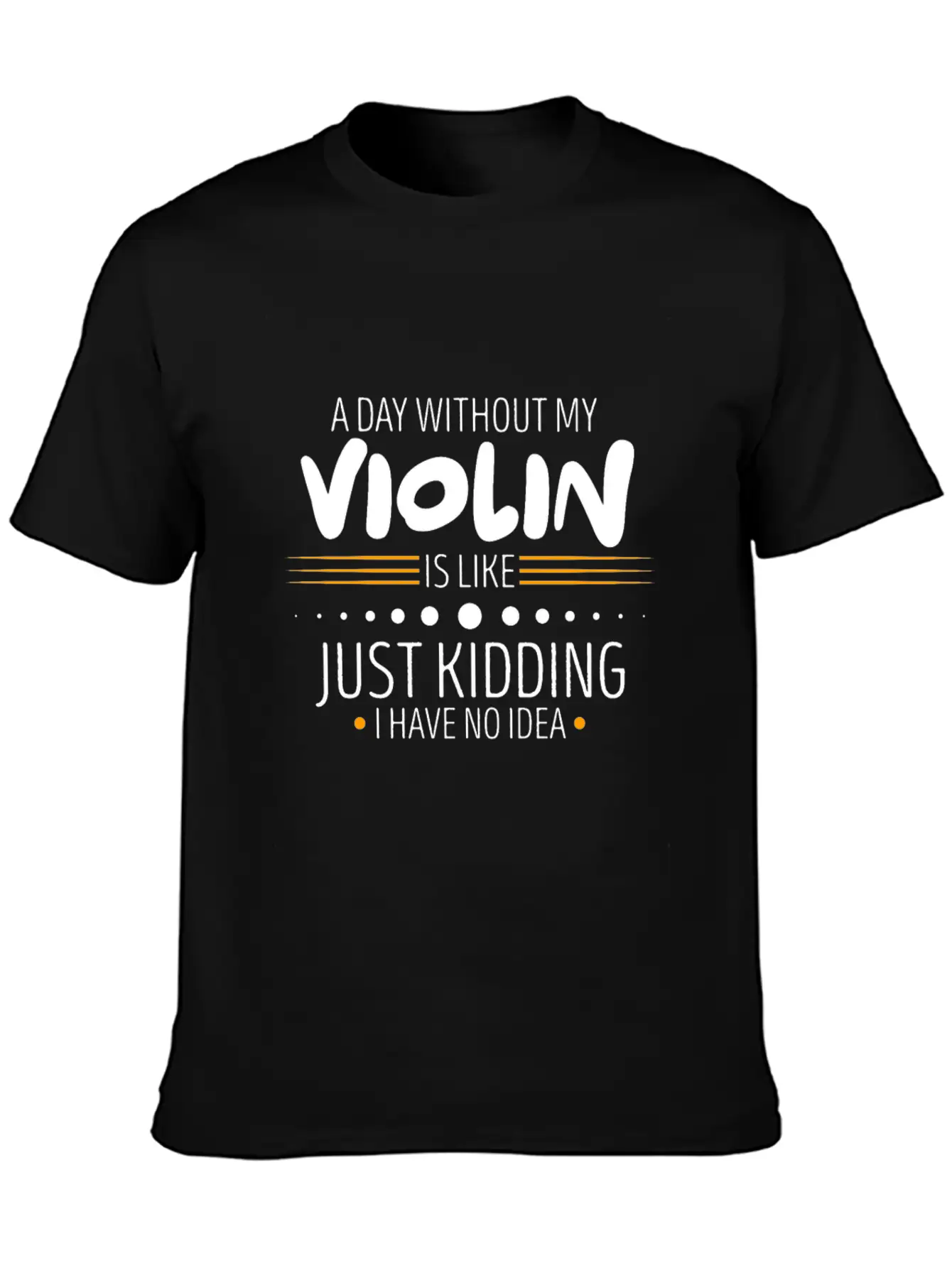 Violin Unisex Casual T-Shirt – Clean Design For Daily Comfort