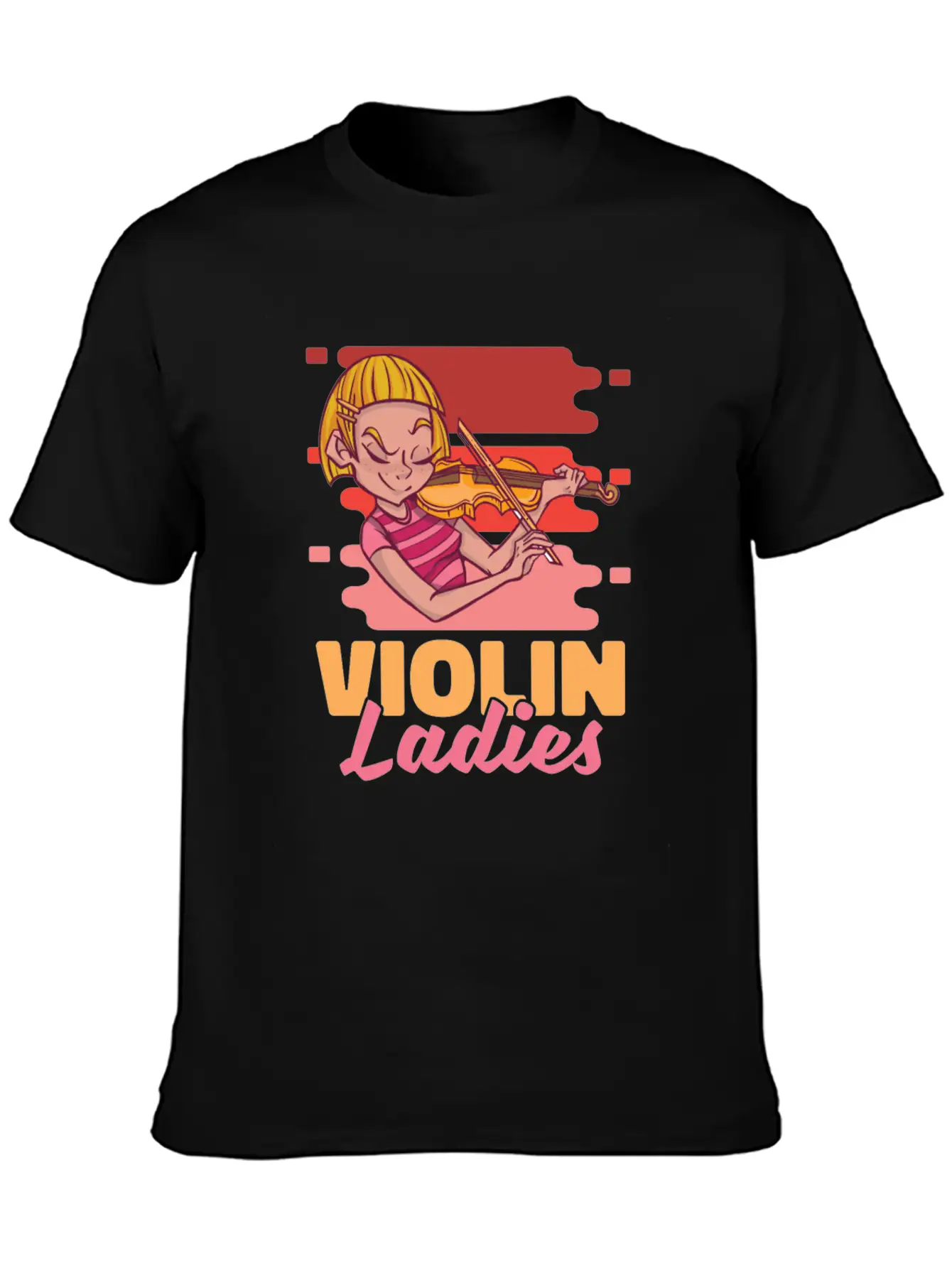 Violin Violinist Ladies Unisex Casual T-Shirt ��� Clean Design For Daily Comfort