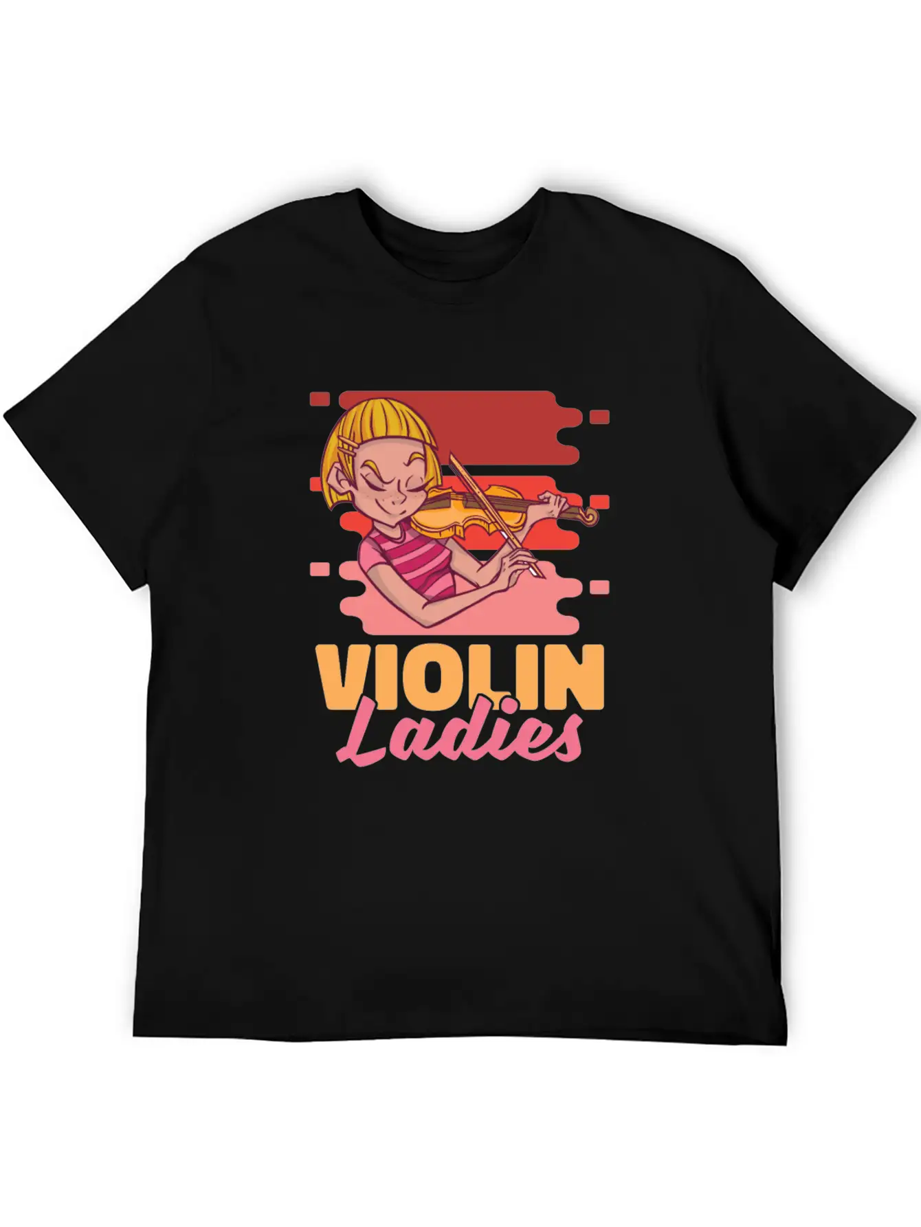 Violin Violinist Ladies Unisex Casual T-Shirt ��� Clean Design For Daily Comfort