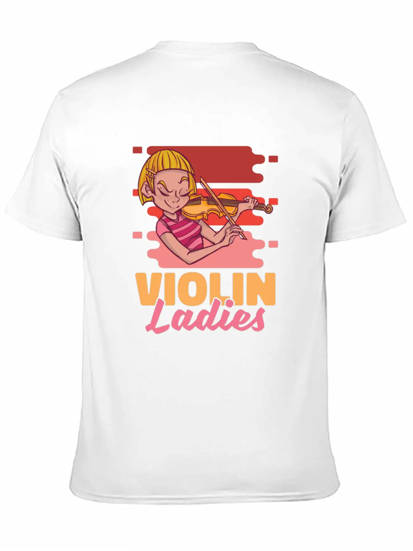 Violin Violinist Ladies Unisex Casual T-Shirt ��� Clean Design For Daily Comfort