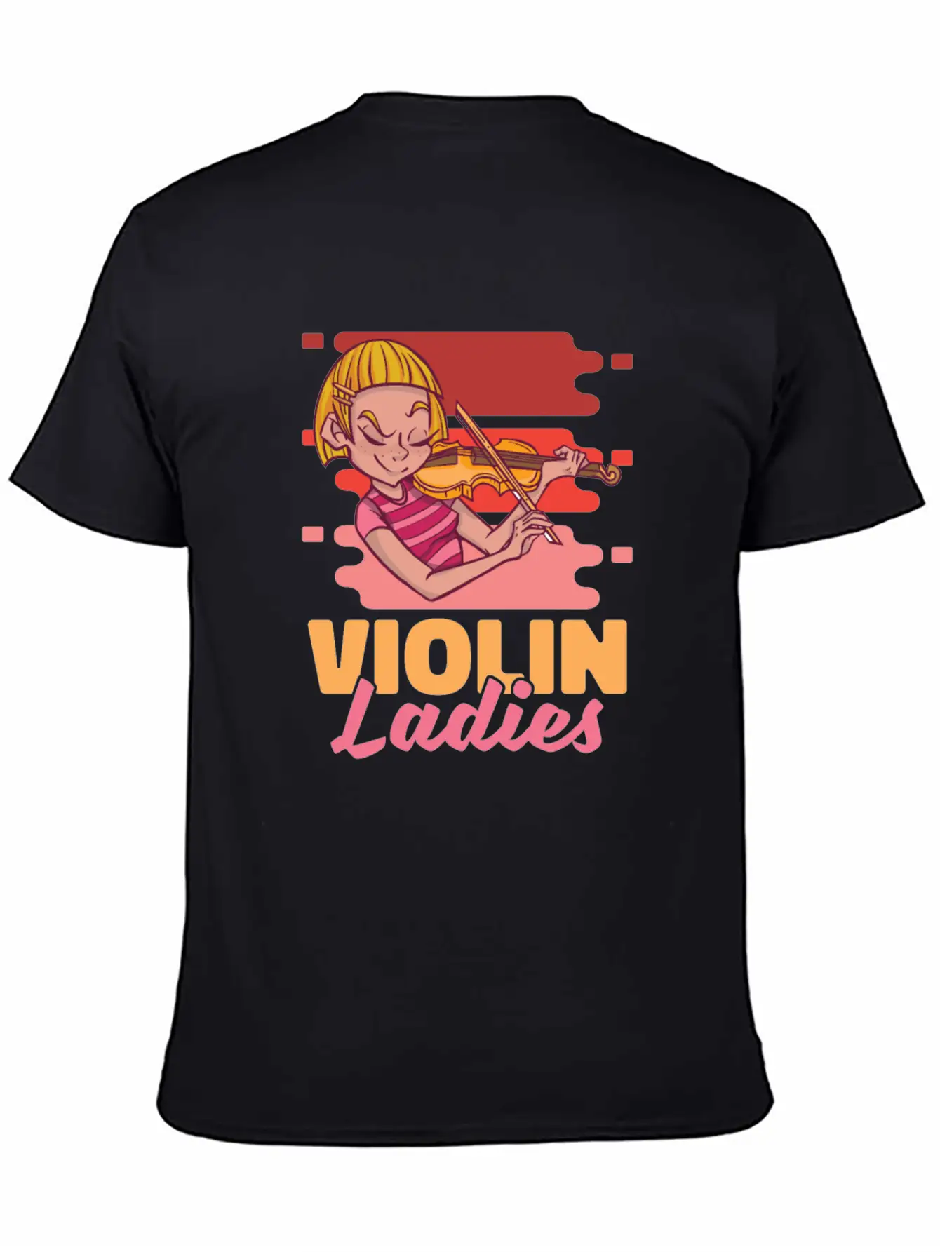 Violin Violinist Ladies Unisex Casual T-Shirt ��� Clean Design For Daily Comfort