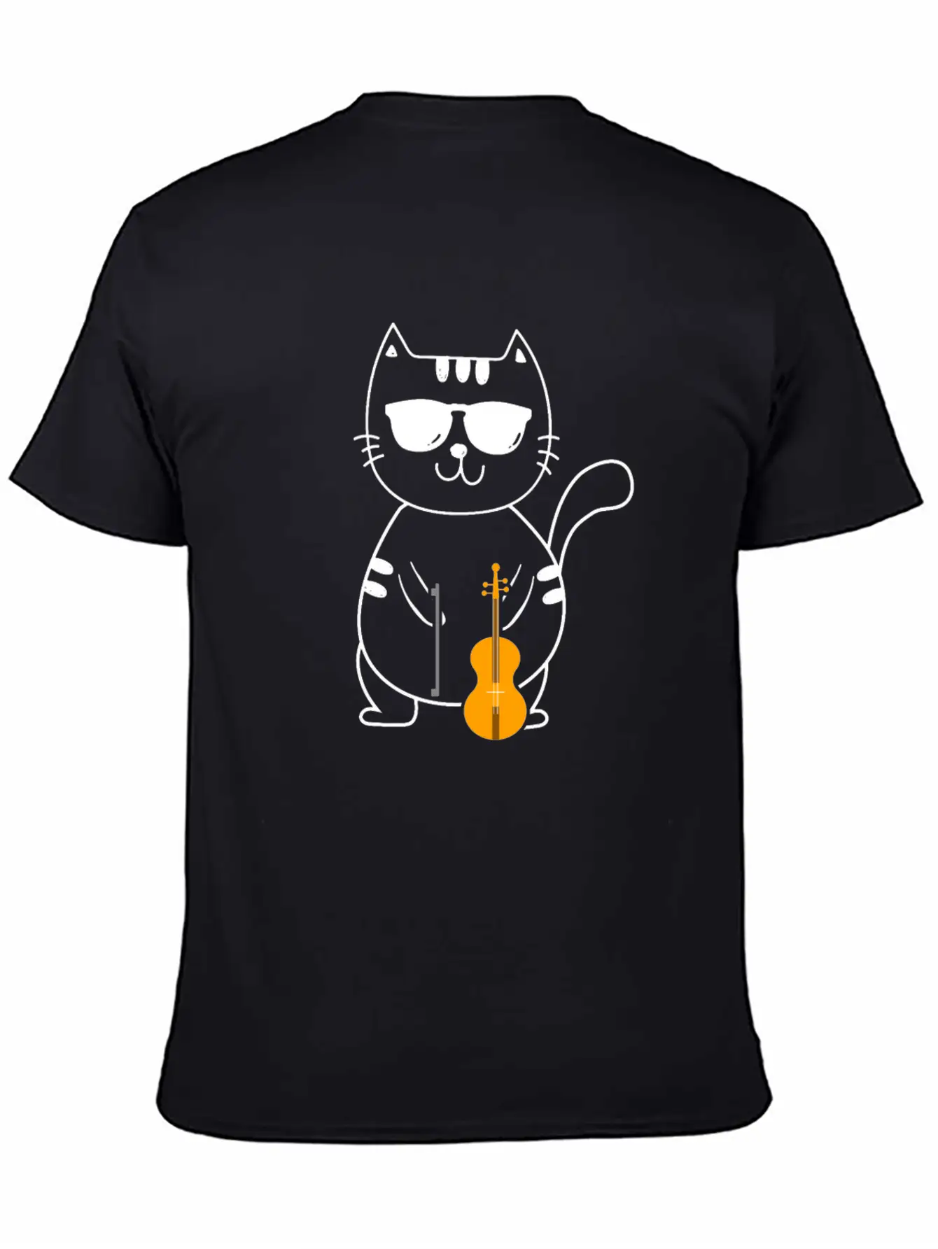 Violin Violinist Lightweight Cotton T-Shirt – Daily Comfort Graphic Shirt