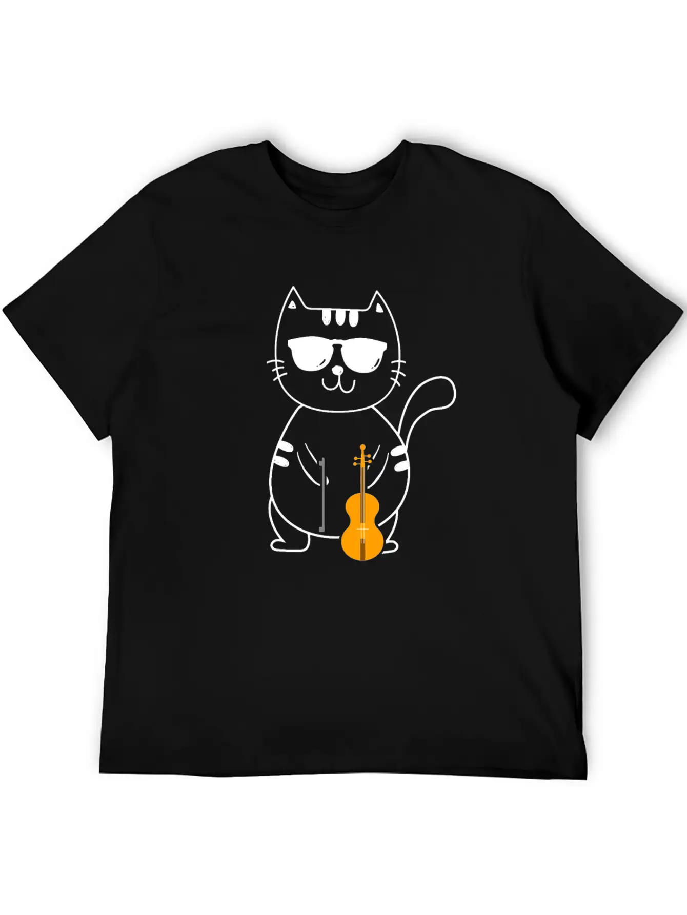 Violin Violinist Lightweight Cotton T-Shirt – Daily Comfort Graphic Shirt
