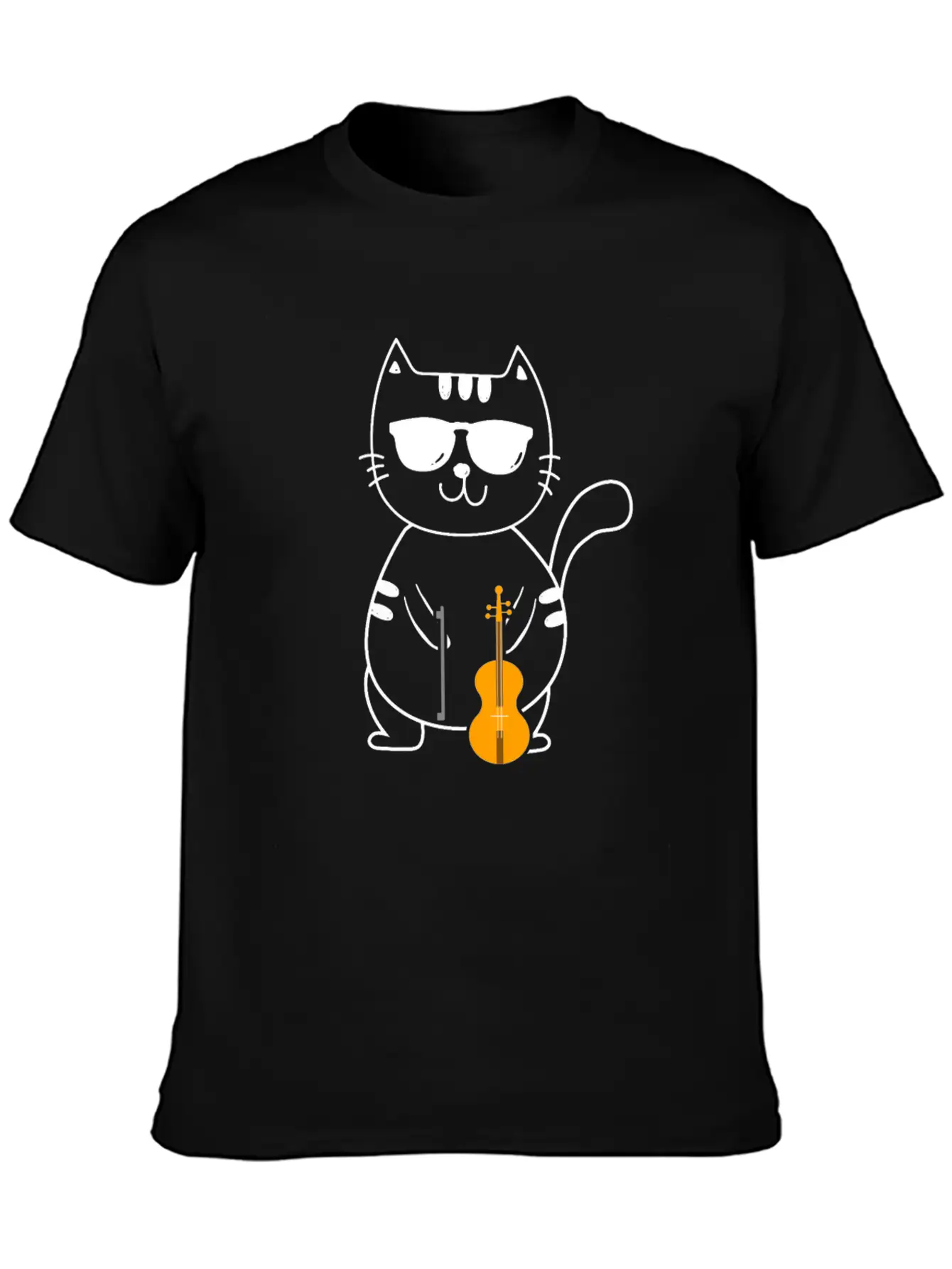 Violin Violinist Lightweight Cotton T-Shirt – Daily Comfort Graphic Shirt
