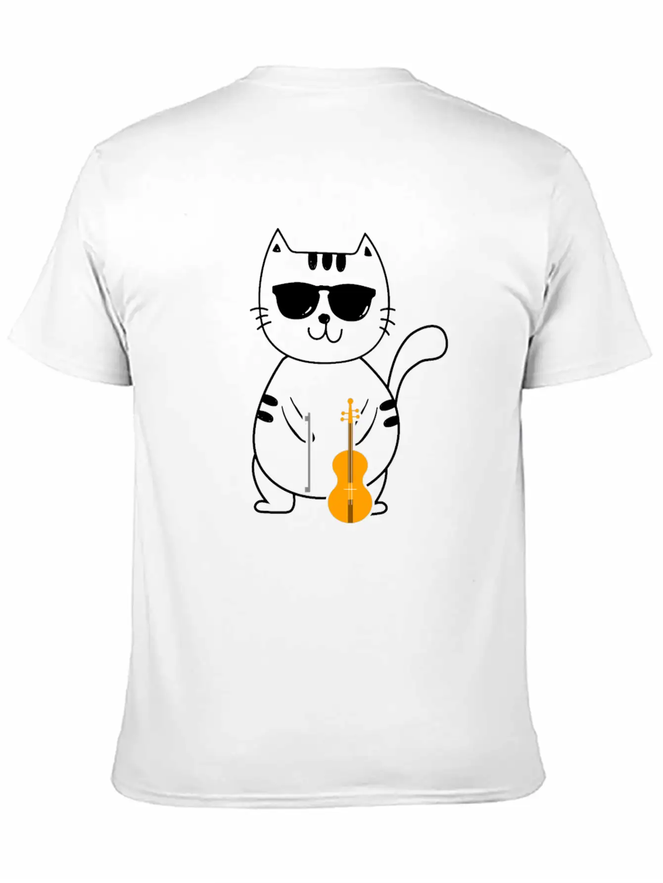Violin Violinist Lightweight Cotton T-Shirt – Daily Comfort Graphic Shirt