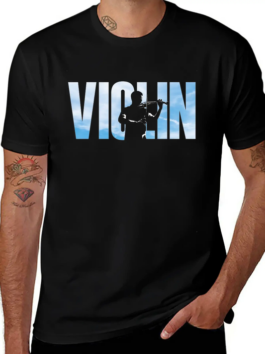 Violin Violinist Violin Unisex Casual T-Shirt – Clean Design For Daily Comfort