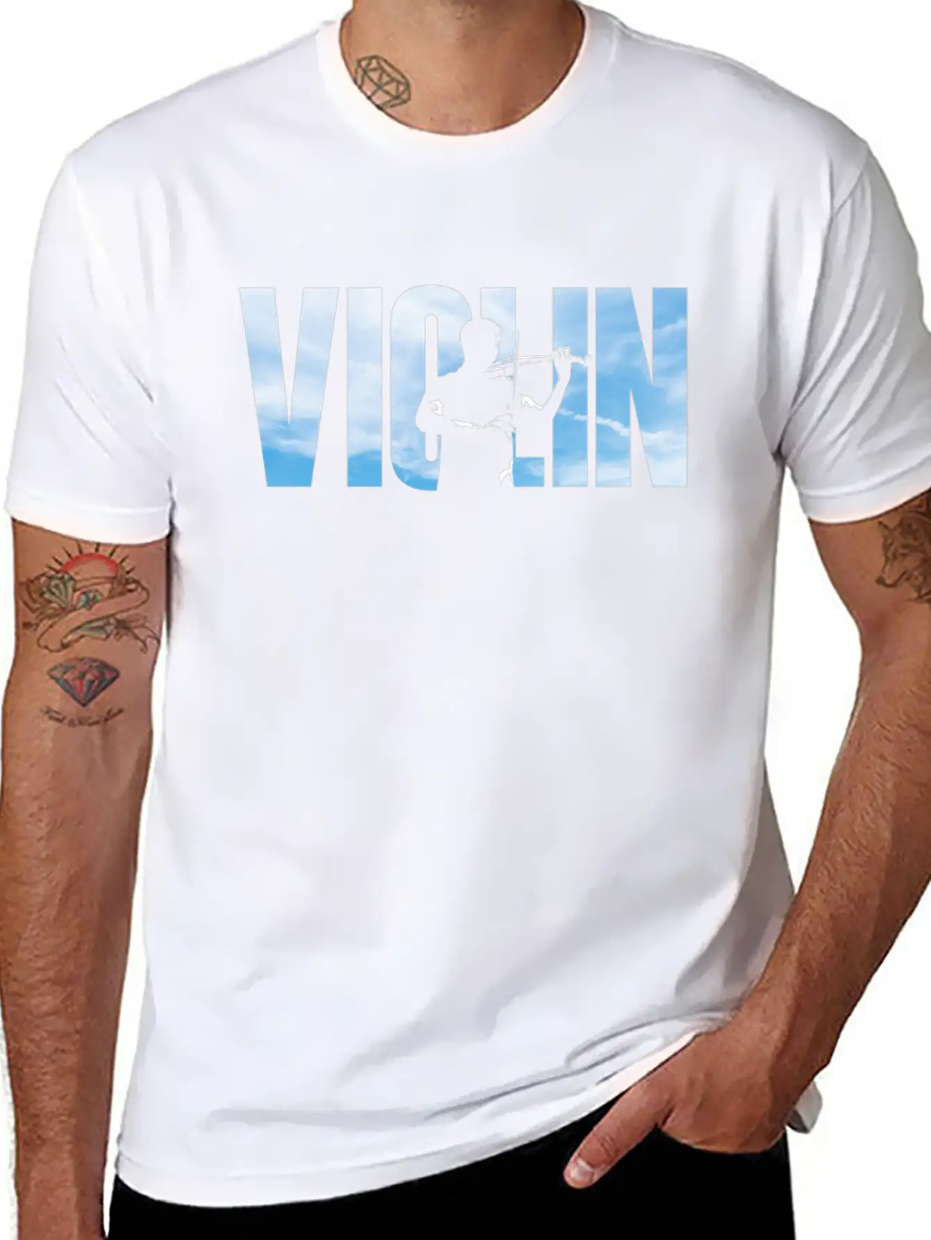Violin Violinist Violin Unisex Casual T-Shirt – Clean Design For Daily Comfort