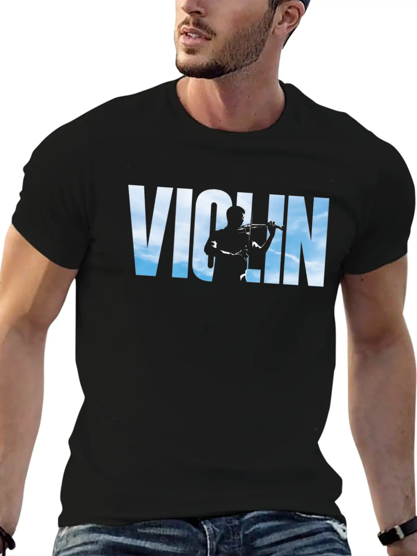Violin Violinist Violin Unisex Casual T-Shirt – Clean Design For Daily Comfort