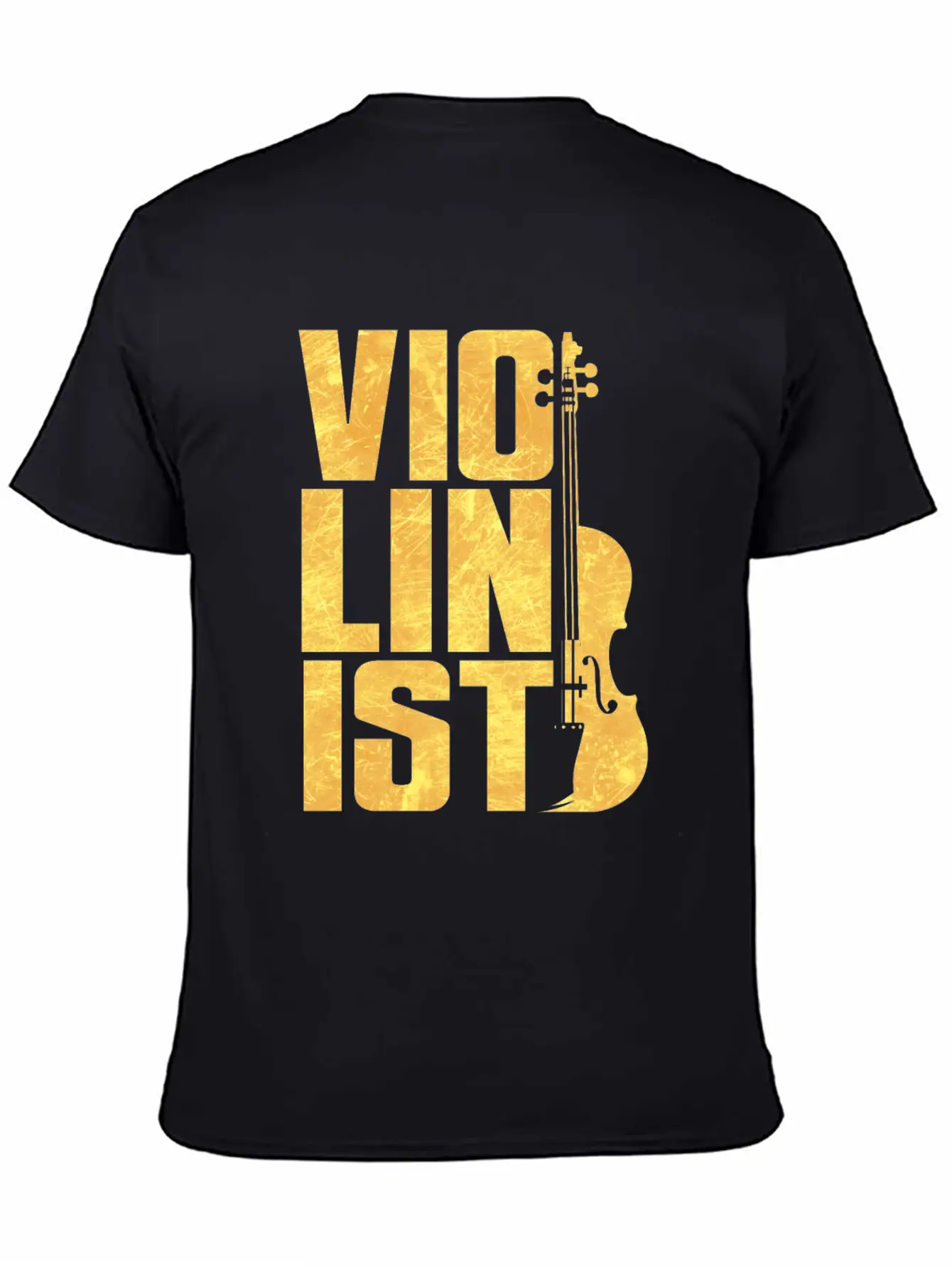 Violinist Violin Music Instrument Musician Gift Lightweight Cotton T-Shirt – Daily Comfort Graphic Shirt