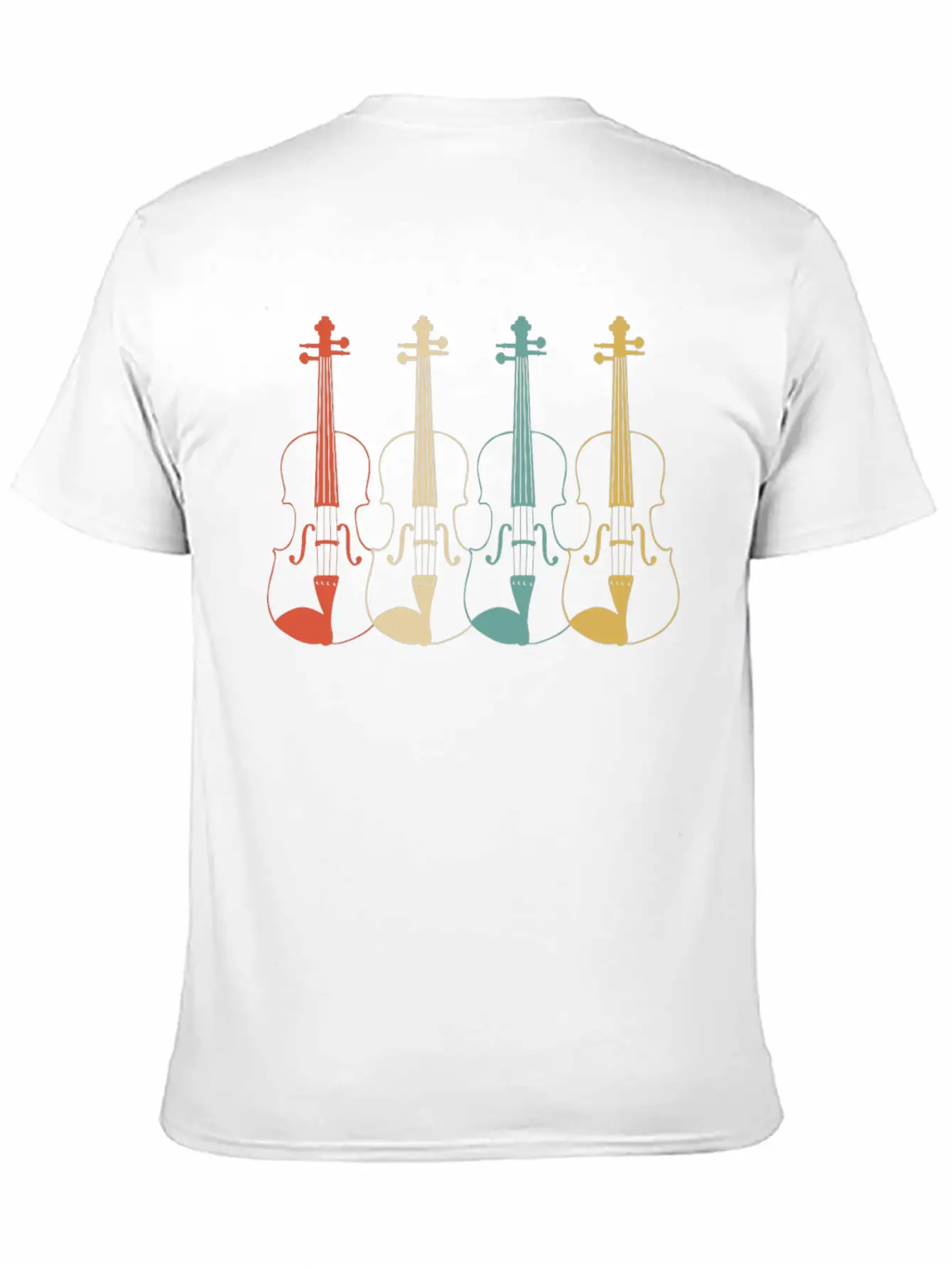 Violins Lightweight Cotton T-Shirt – Daily Comfort Graphic Shirt