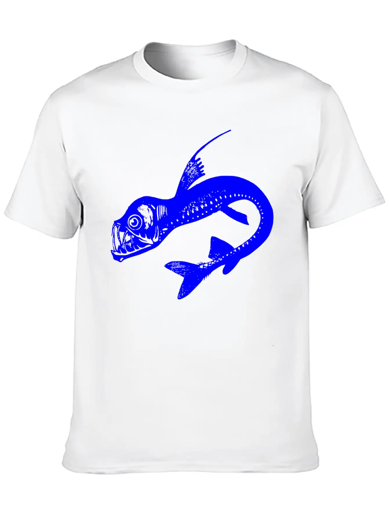 Viper Fish Blue Classic Fit Graphic Tee For Daily Comfort – Unisex Cotton Shirt