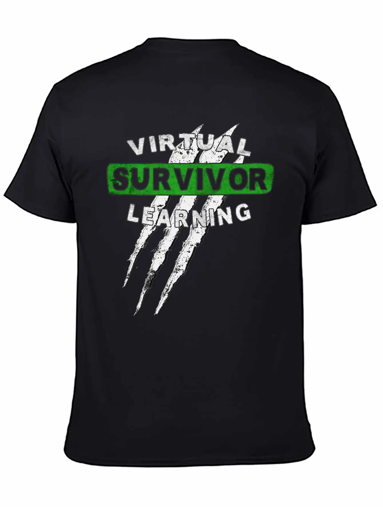 Virtual Learning Survivor, Back To School Essential Cotton Tee For Daily Outfits – Unisex Style