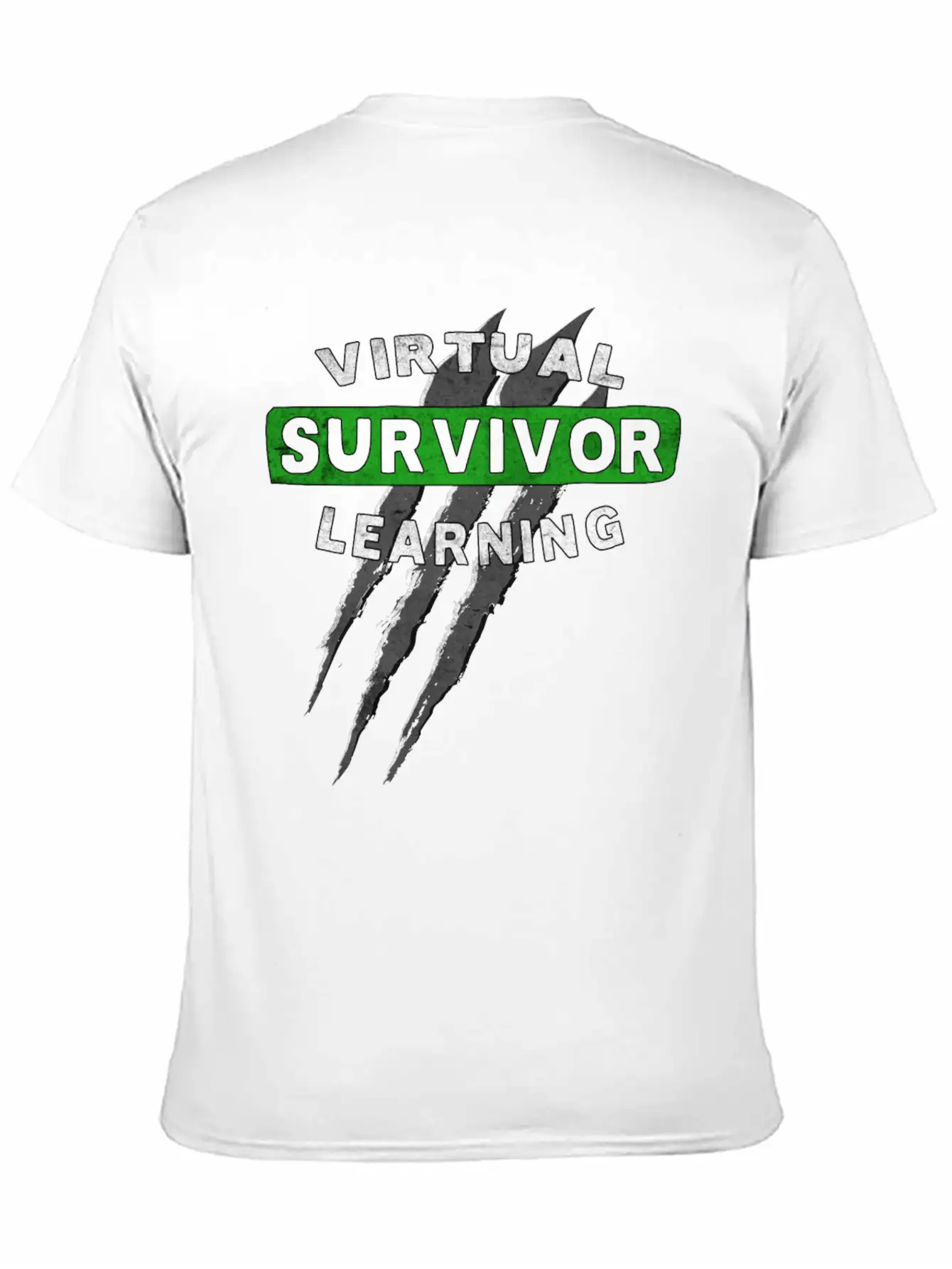 Virtual Learning Survivor, Back To School Essential Cotton Tee For Daily Outfits – Unisex Style