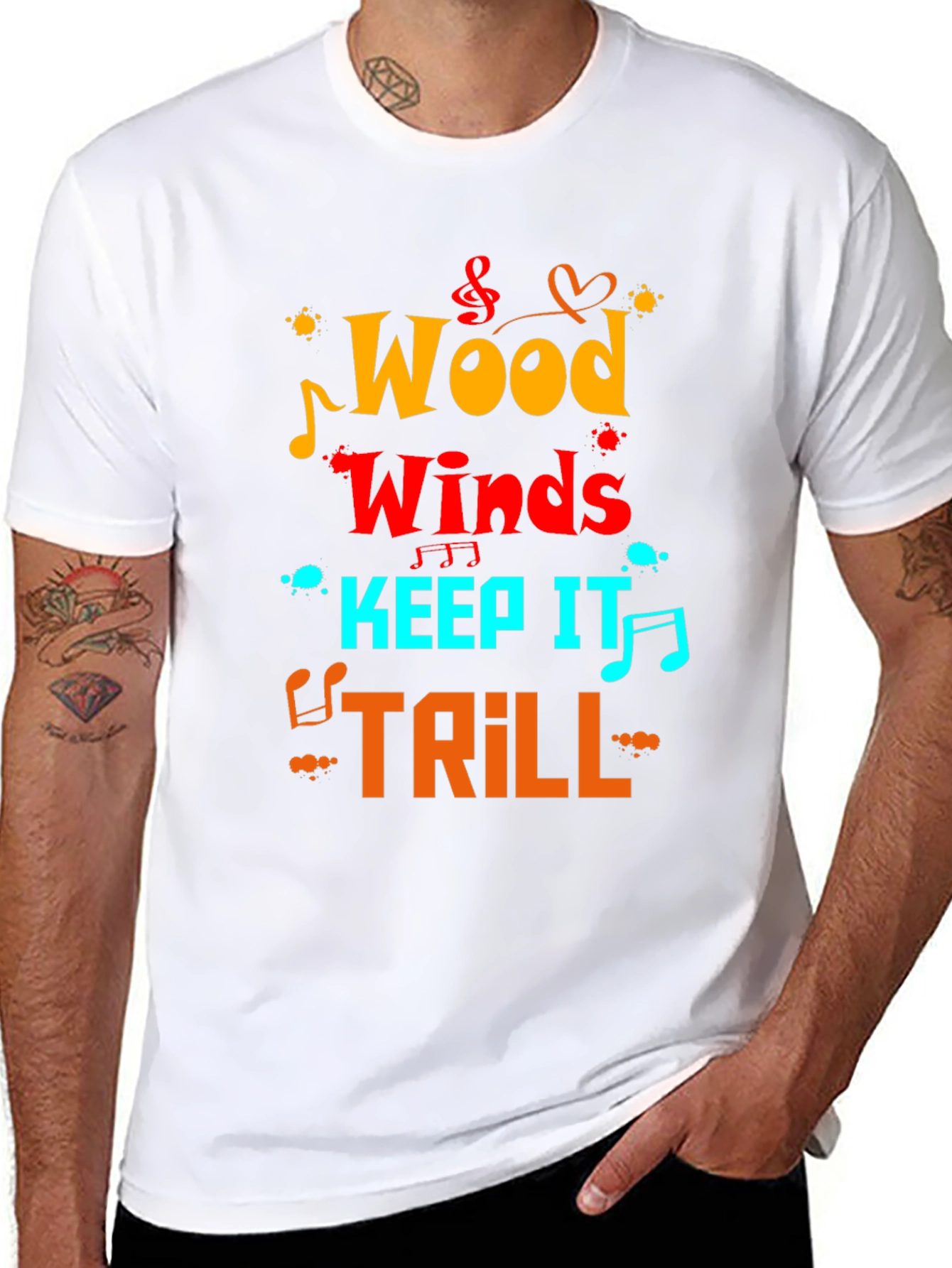 Woodwinds Keep It Trill Music T-Shirt