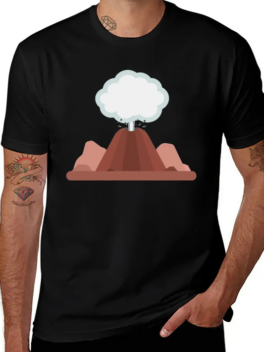 Volcano Stylish Everyday T-Shirt – Unisex Basic Cotton Tee